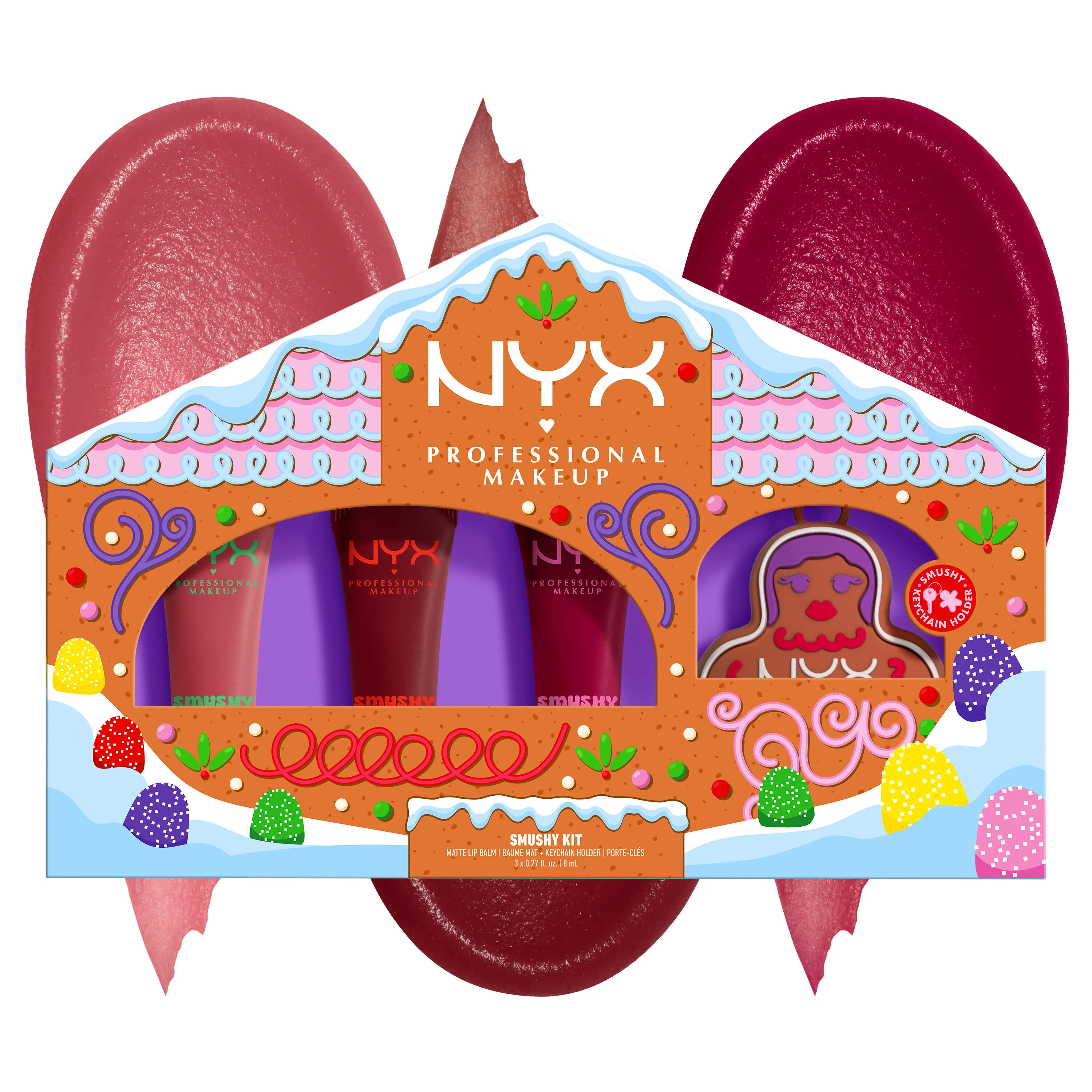 NYX HOLIDAY SMUSHY MATTE LIP BALM GIFT SET 