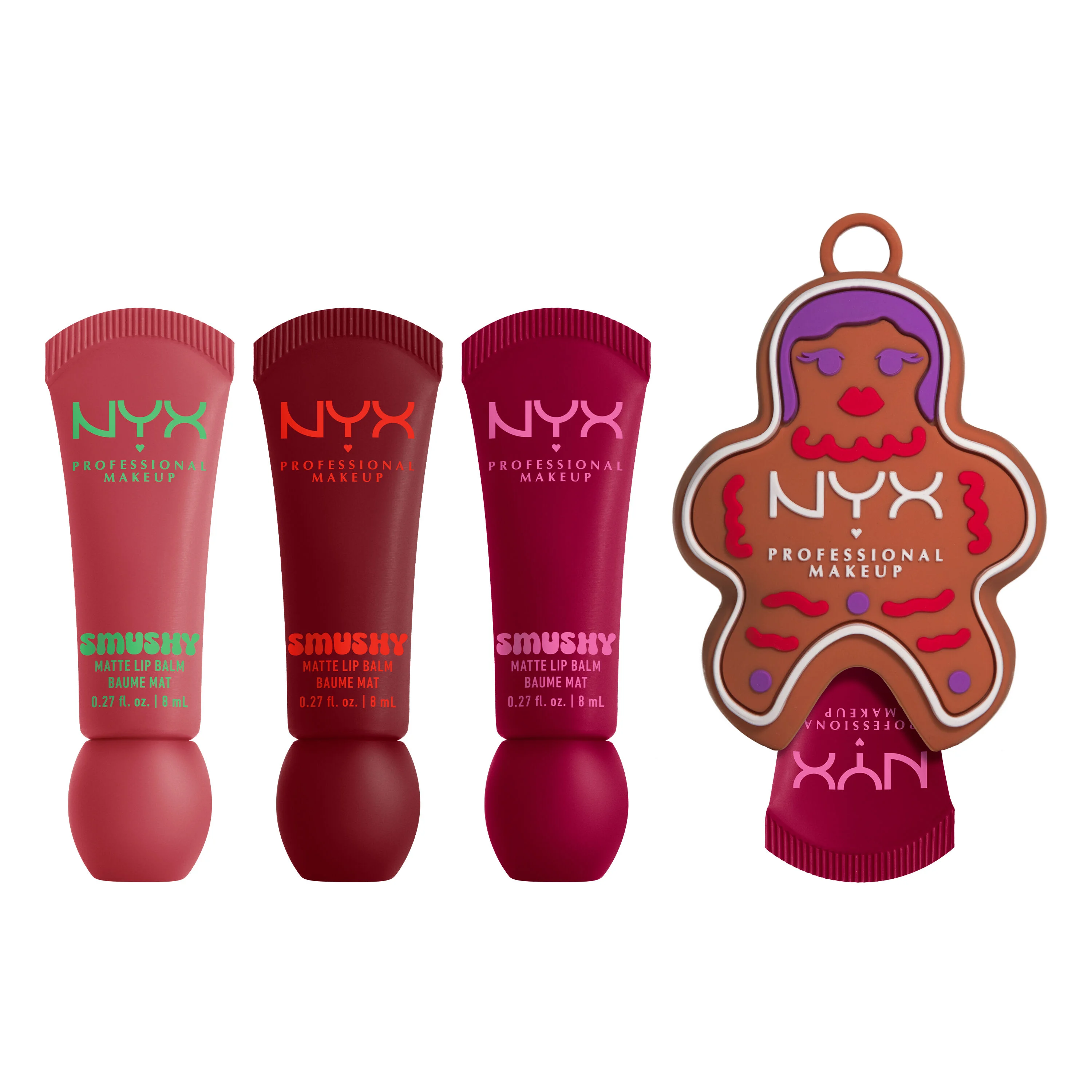 NYX HOLIDAY SMUSHY MATTE LIP BALM GIFT SET 
