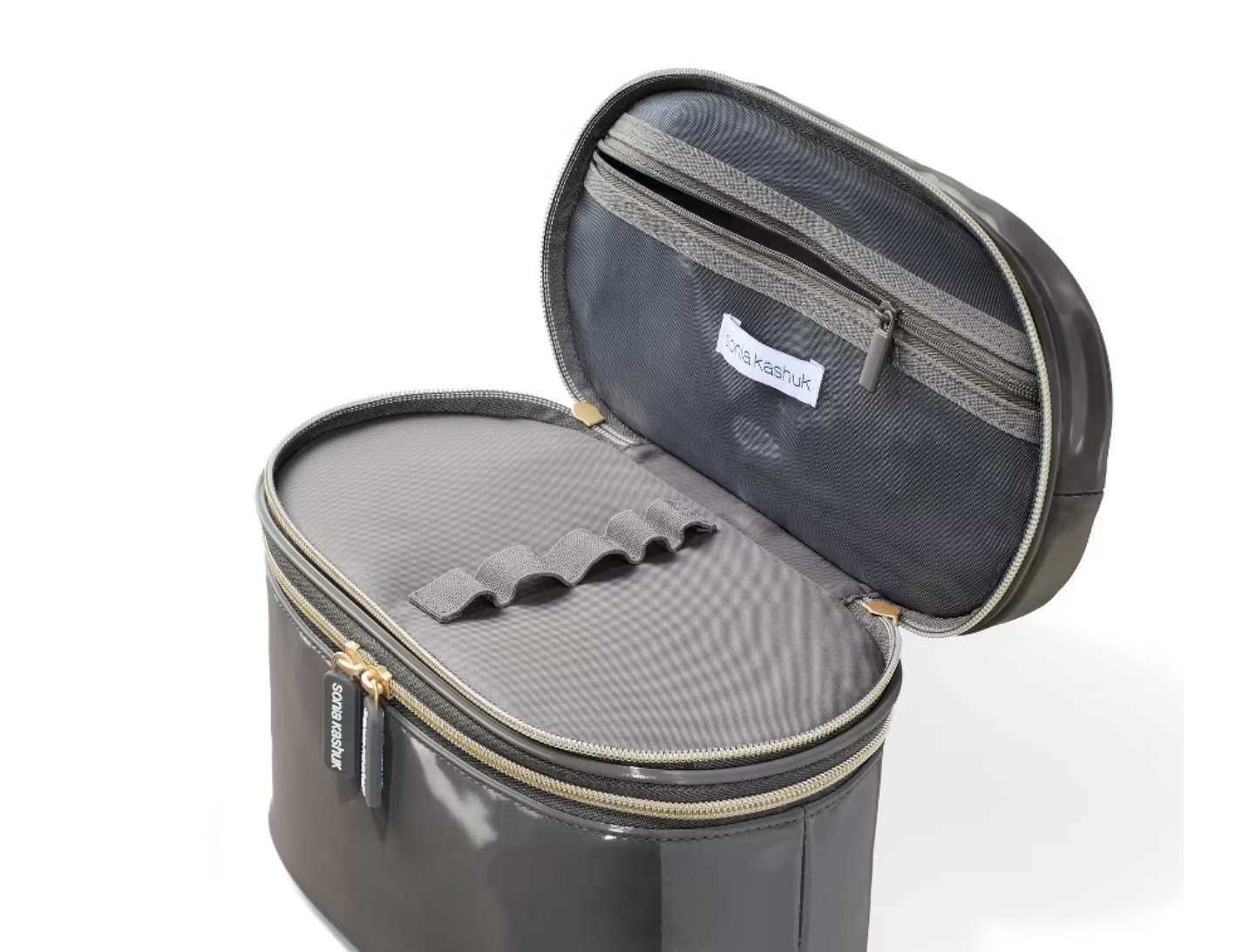 SONIA KASHUK DOUBLE-ZIP TRAIN CASE