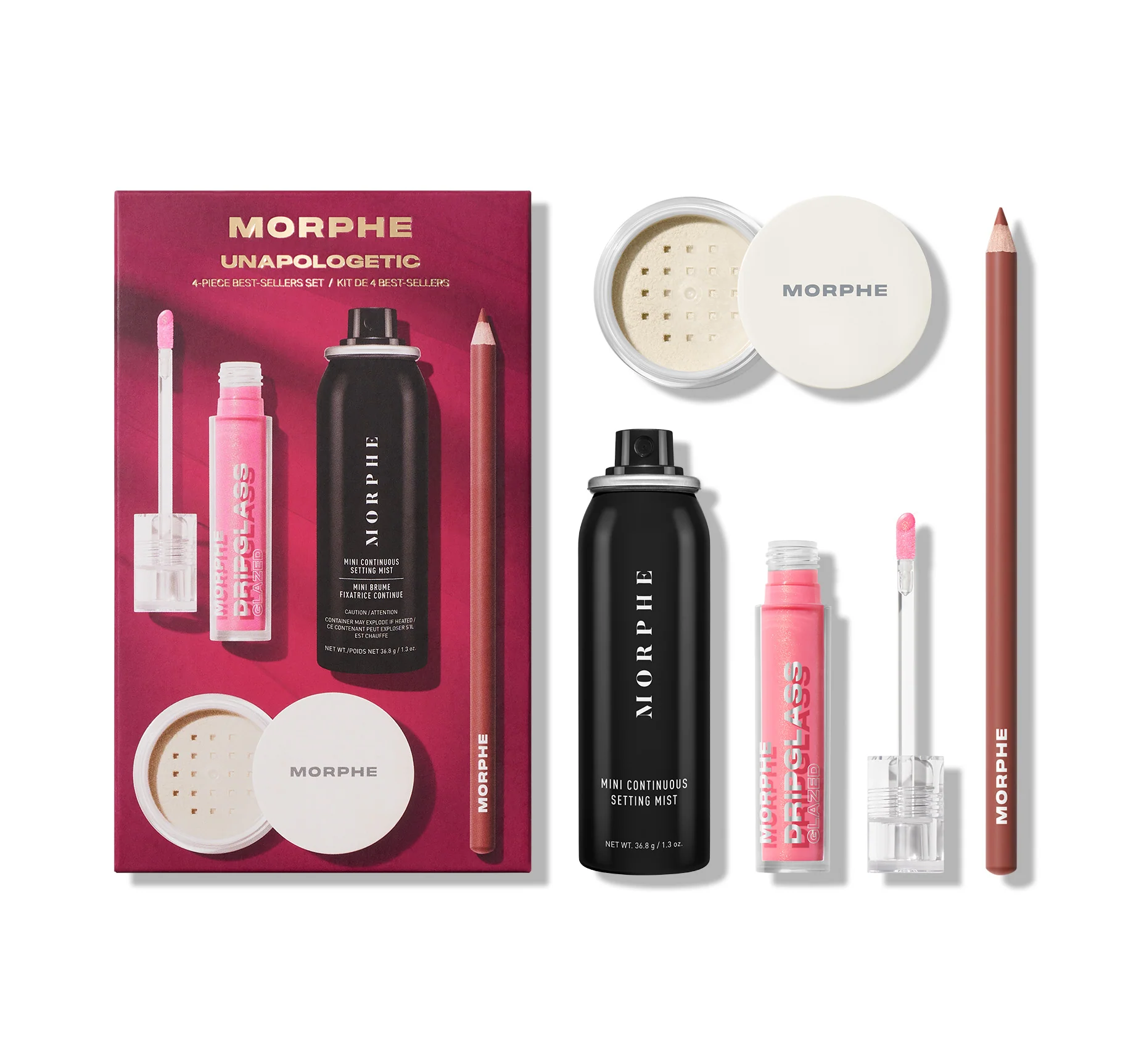 MORPHE UNAPOLOGETIC 4- PIECE SELLERS SET 