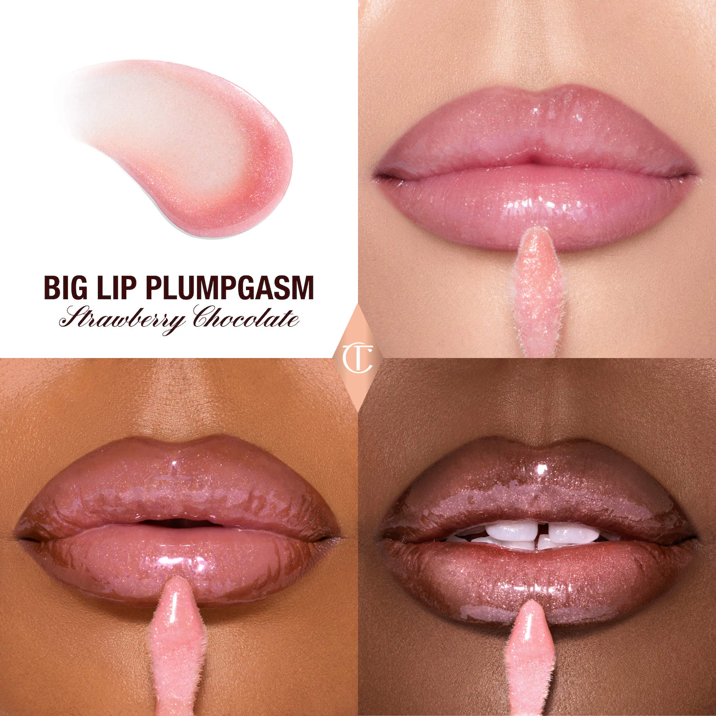 CHARLOTTE TILBURY BIG LIP PLUMPGASM LIMITED EDITION STRAWBERRY CHOCOLATE