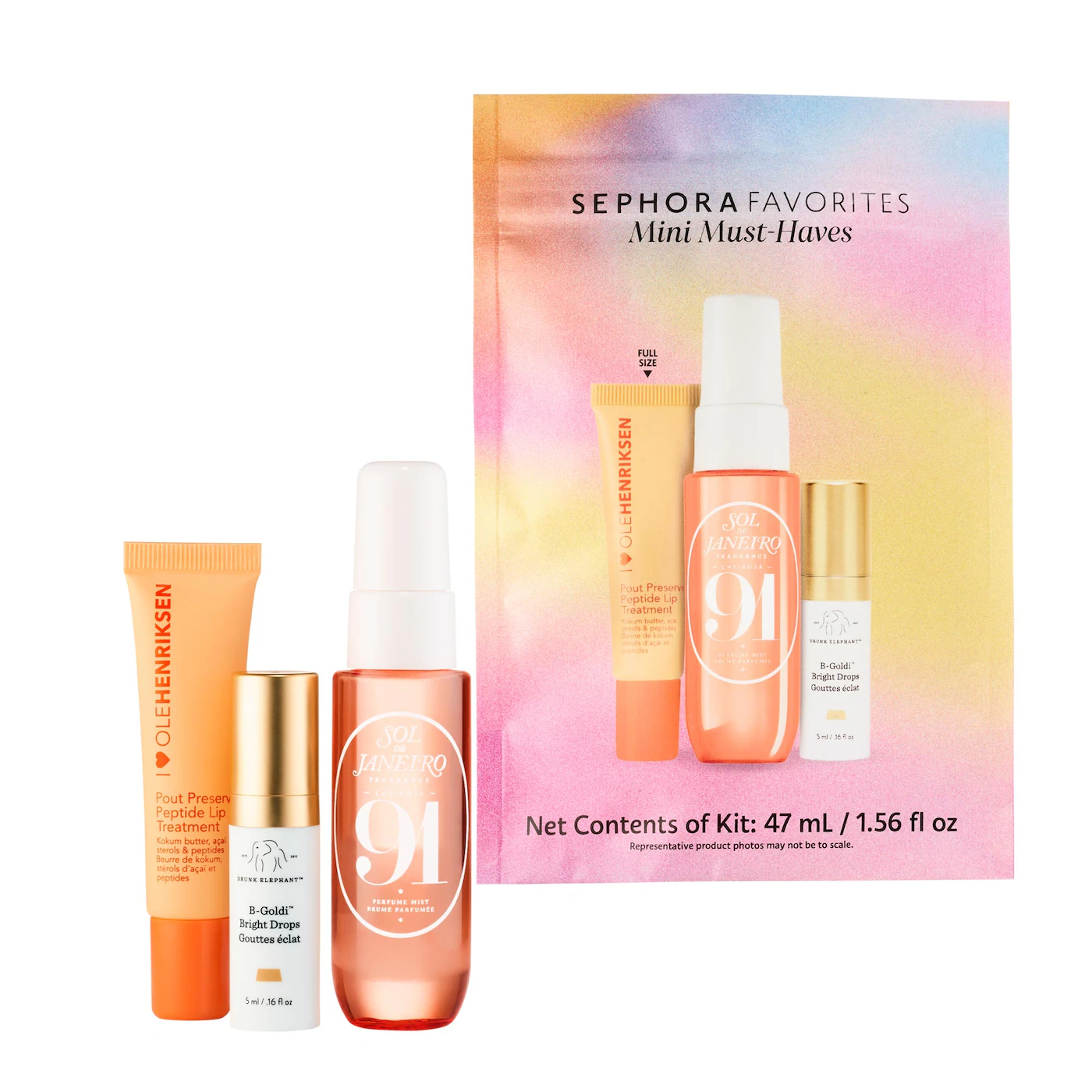 SEPHORA FAVORITES MINI MUST-HAVES SET SUMMER ESSENTIALS 