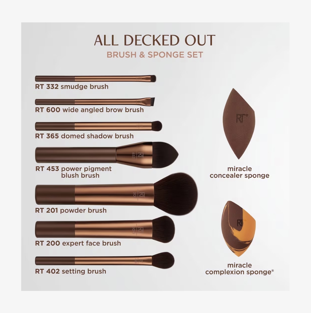 REAL TECHNIQUES DECKED OUT GIFT SET 