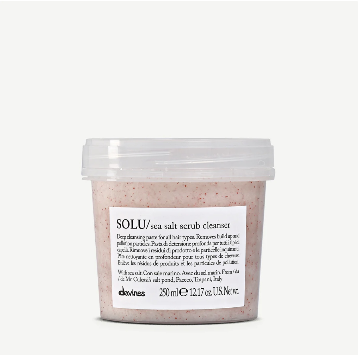 DAVINES SOLU SEA SALT SCRUB CLEANSER