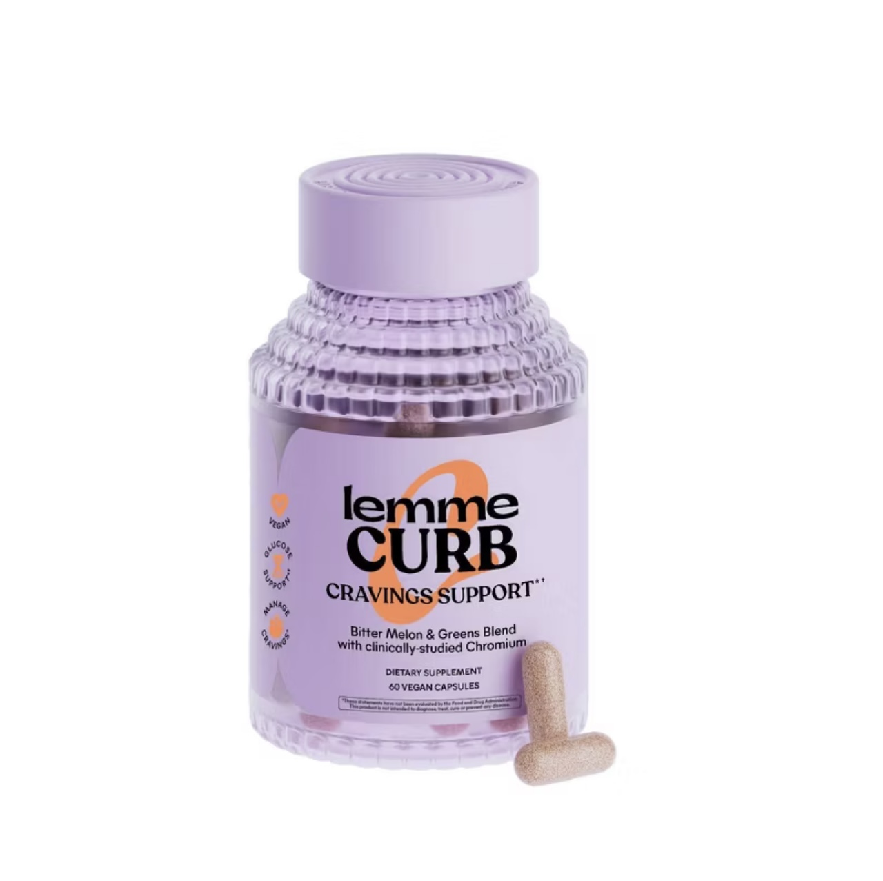 LEMME CURB GLUCOSE AND CRAVINGS SUPPORT CAPSULES