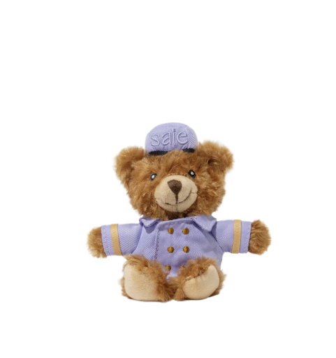 SAIE BELLHOP BEAR KEYCHAIN