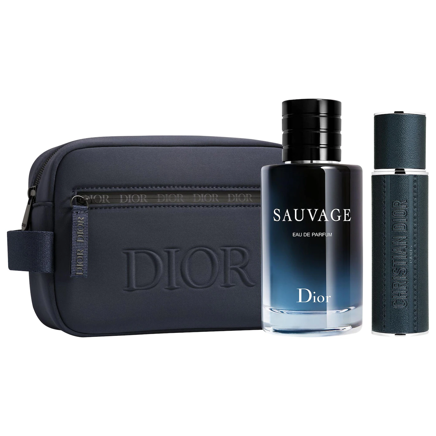 DIOR SAUVAGE EAU DE PARFUM AND TRAVEL GIFT SET 
