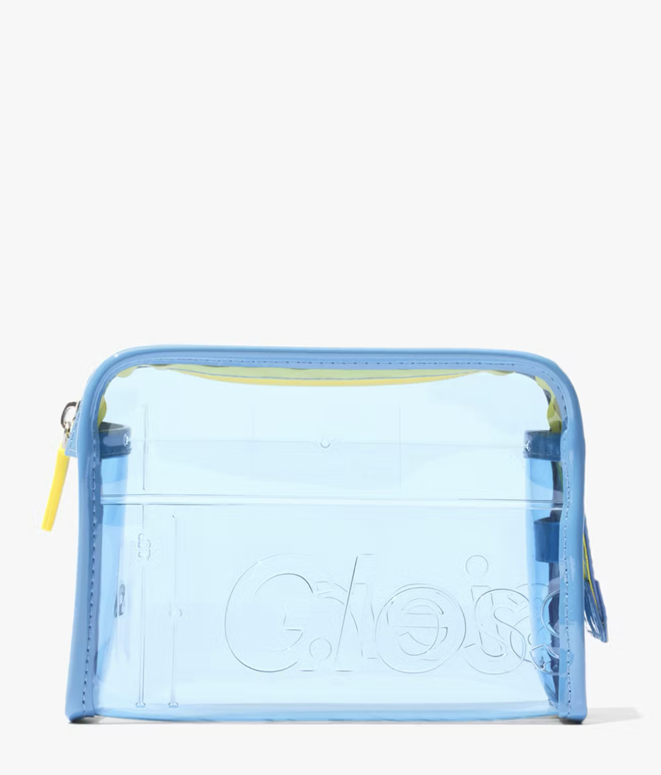 GLOSSIER MINI CLEAR BEAUTY BAG - LIMITED EDITION