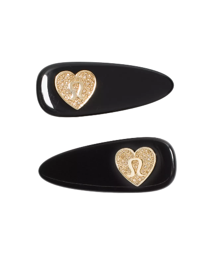 LULULEMON JEWELLED ALLIGATOR CLIPS