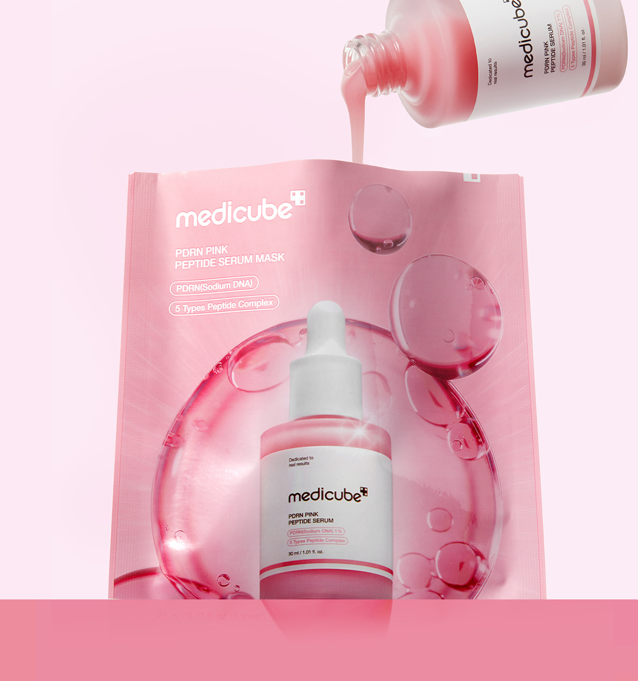 MEDICUBE PDRN PEPTIDE SERUM MASK 