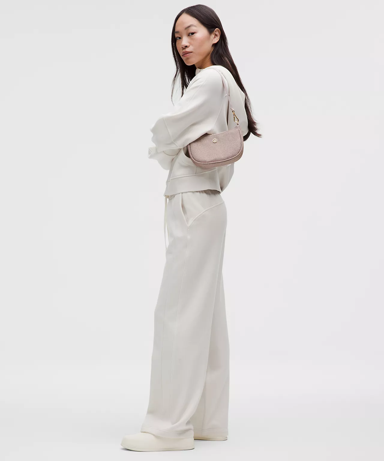 LULULEMON CITY ESSENTIALS MINI SHOULDER BLAG 1L GLITTER