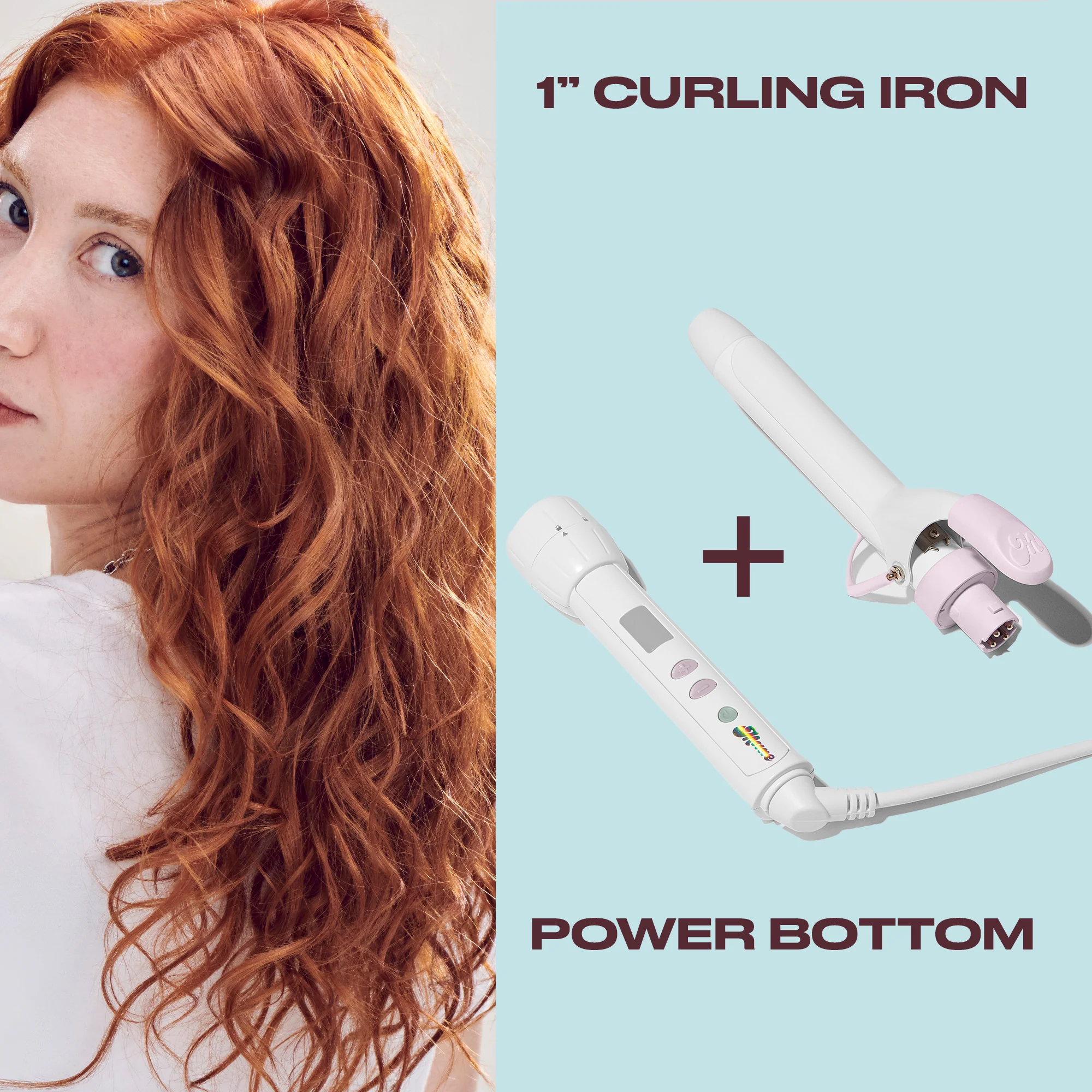 MANE THE POWER BOTTOM + 1´´ CURLING IRON 