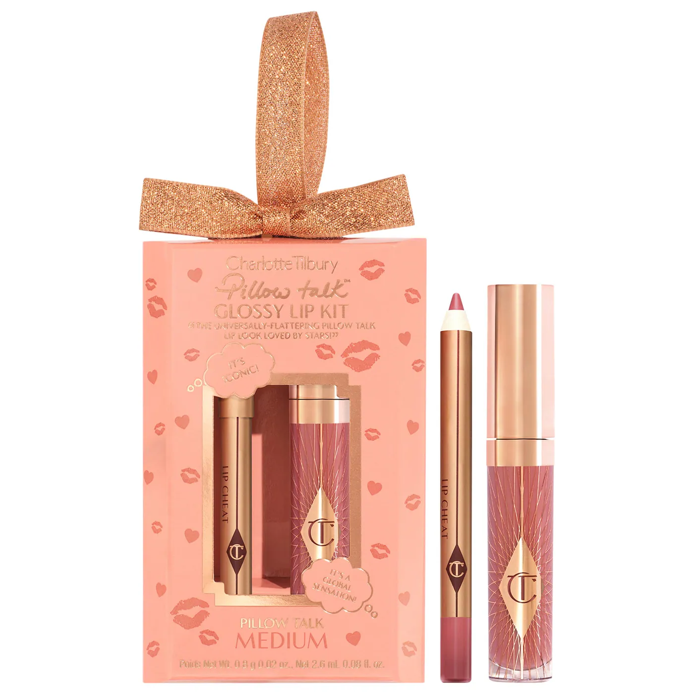 CHARLOTTE TILBURY MINI PILLOW TALK GLOSSY LIP DUOS