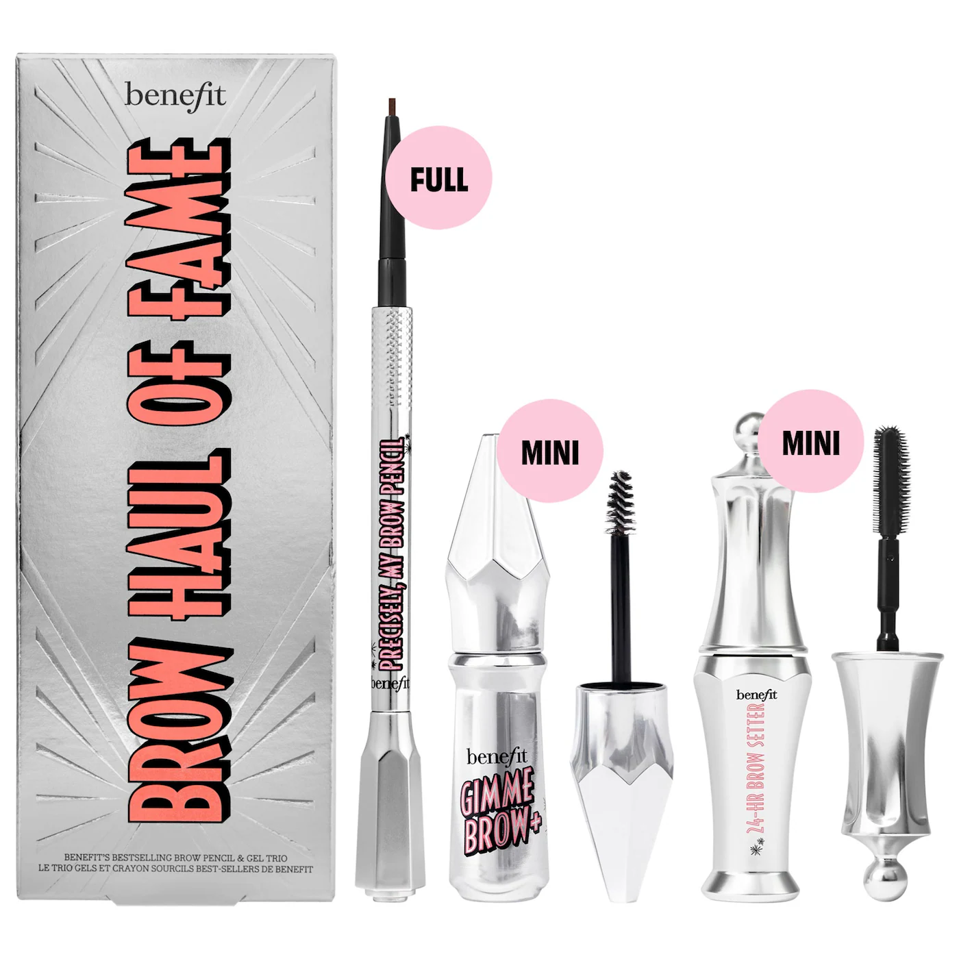 BENEFIT BROW HAUL OF FAME BROW BEST SELLER SET 
