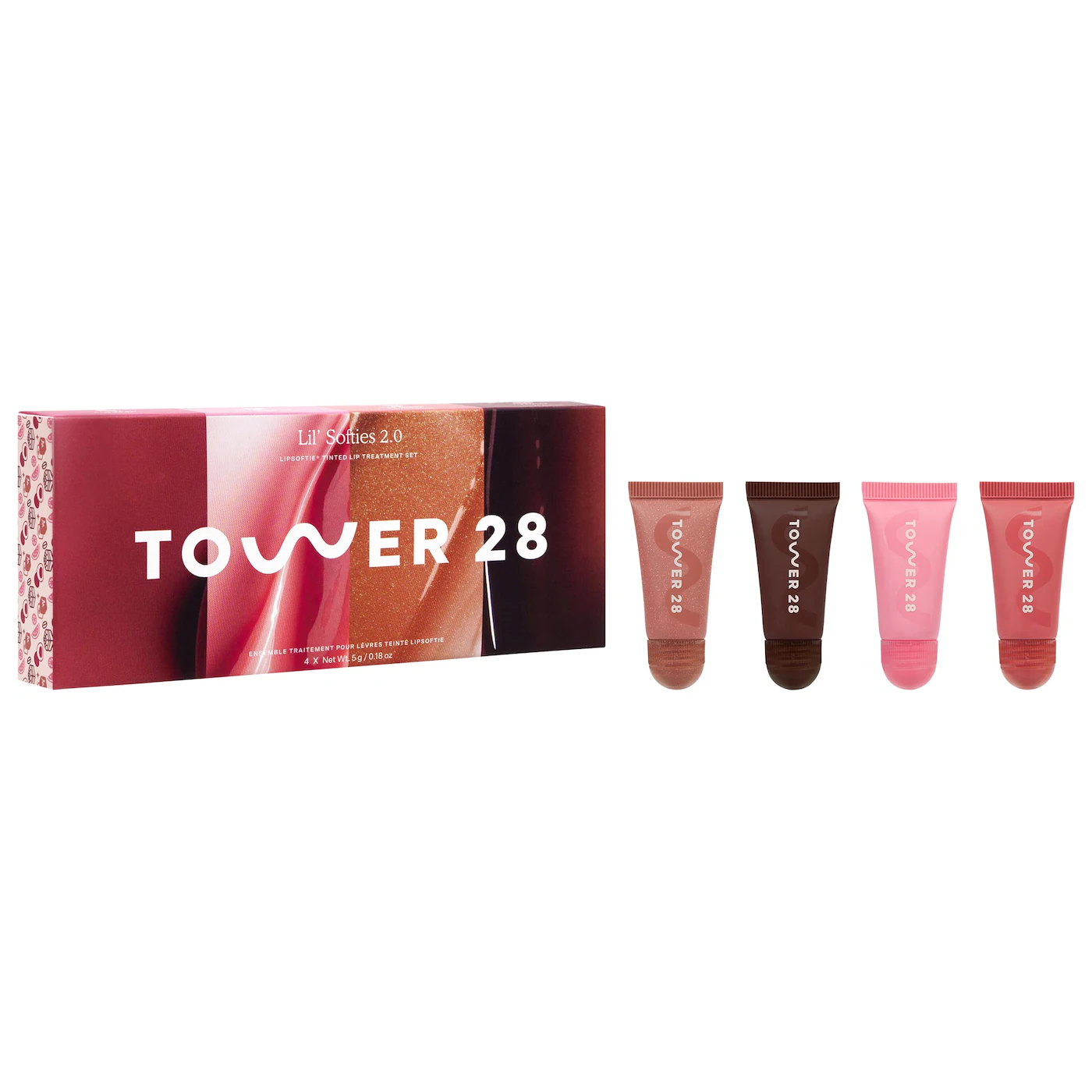 TOWER 28 MINI LIL SOFTIES LIPSOFTIE LIP TREATMENT SET