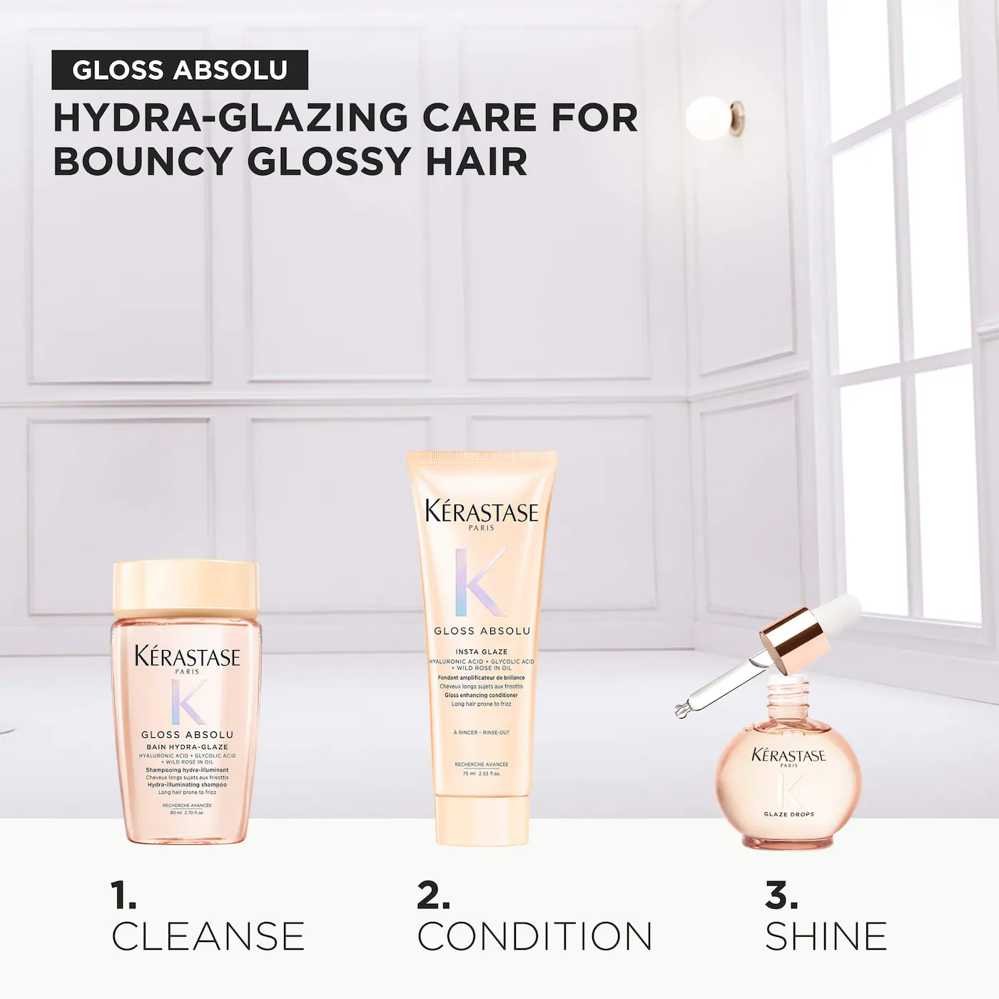 KÉRASTASE GLOSS ABSOLU ANTI-FRIZZ DISCOVERY GIFT SET 