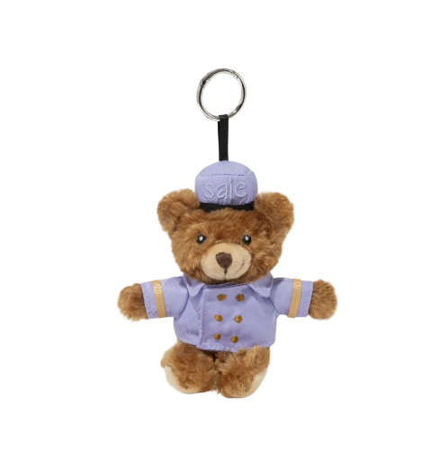 SAIE BELLHOP BEAR KEYCHAIN
