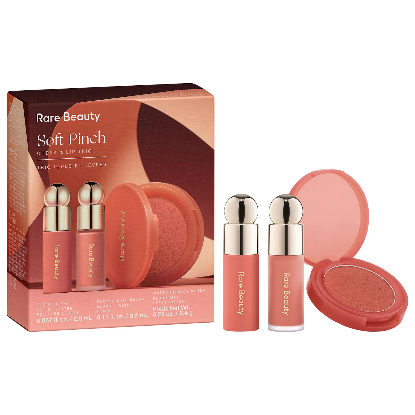 RARE BEAUTY SOFT PINCH CHEEK & LIP TRÍO