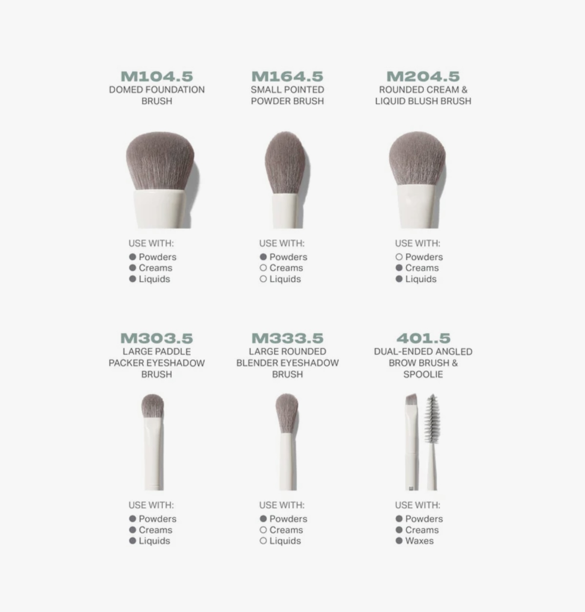 MORPHE ALONG FOR THE GLIDE TRAVEL BRUSH SET