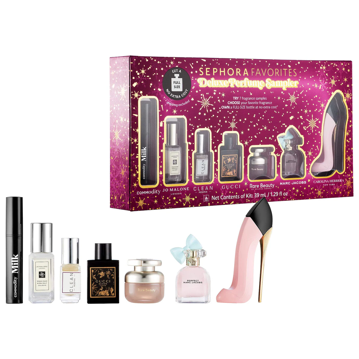 SEPHORA FAVORITES HOLIDAY DELUXE PERFUME SAMPLER SET 