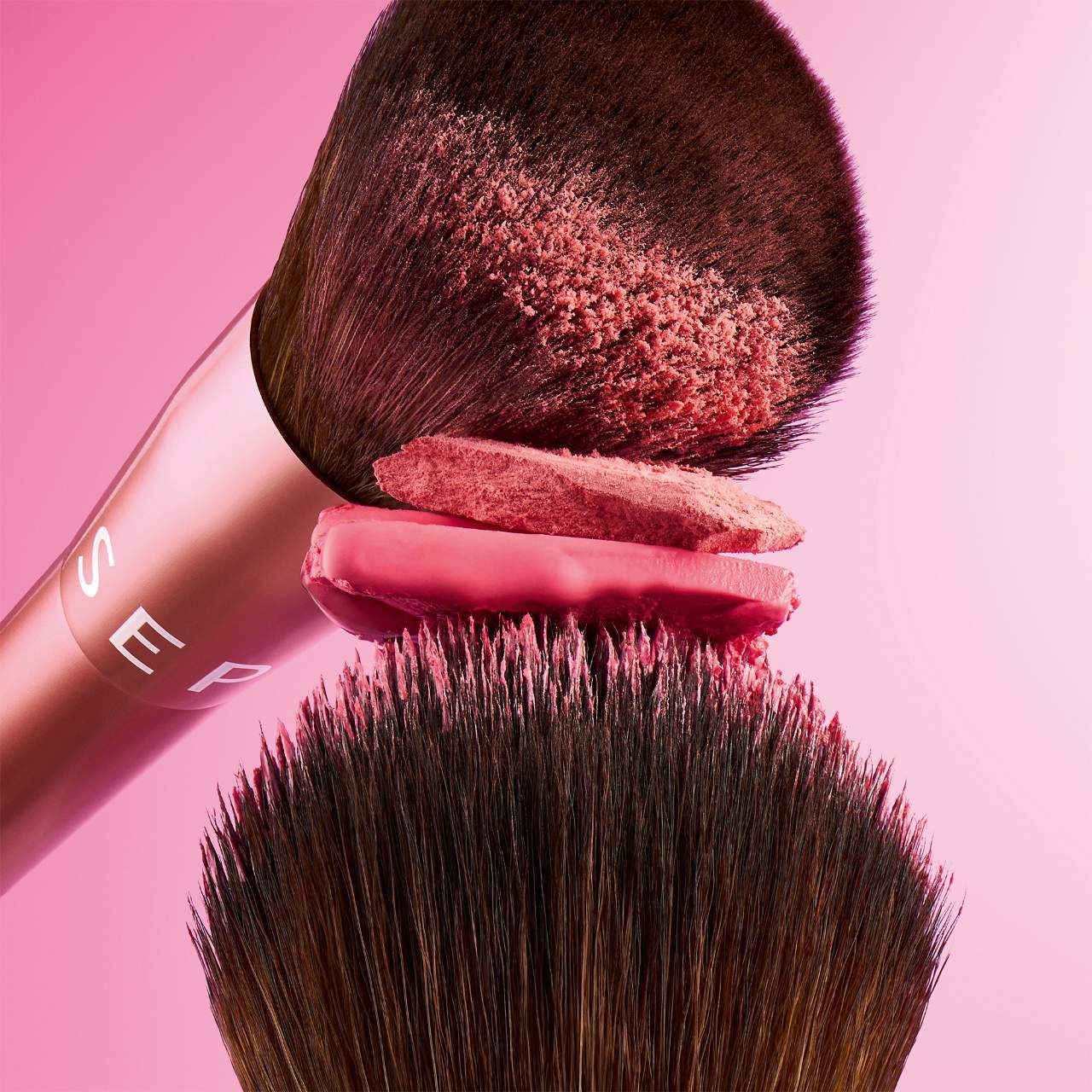 SEPHORA COLLECTION THE DUO CHEEK BRUSH 