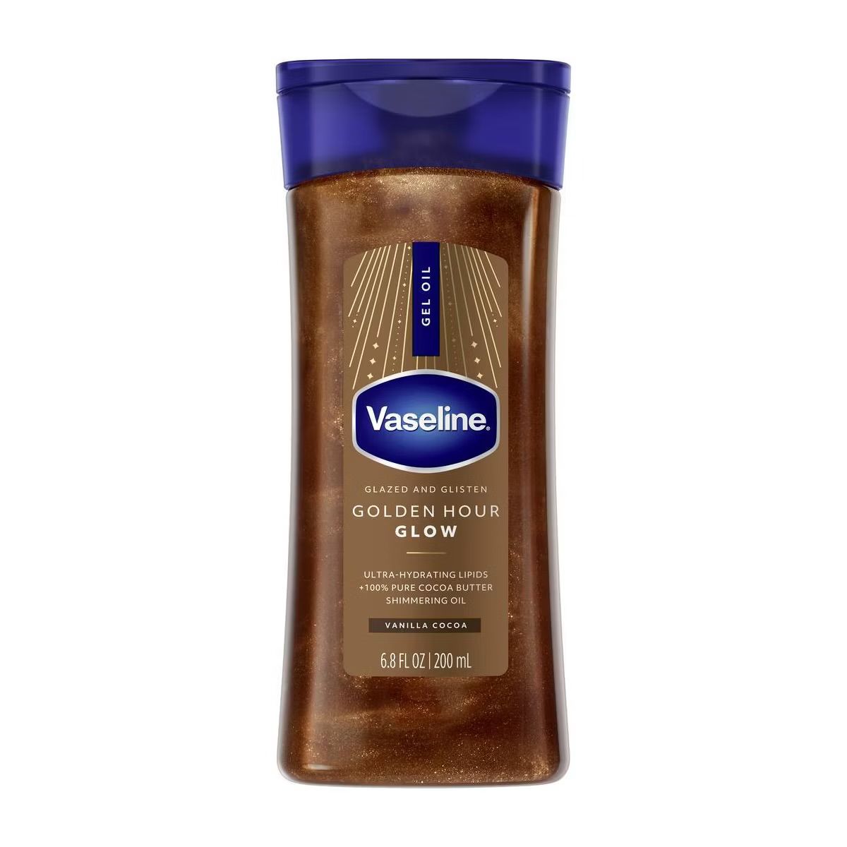 VASELINE GLAZED AND GLISTEN SHIMMER GEL OIL