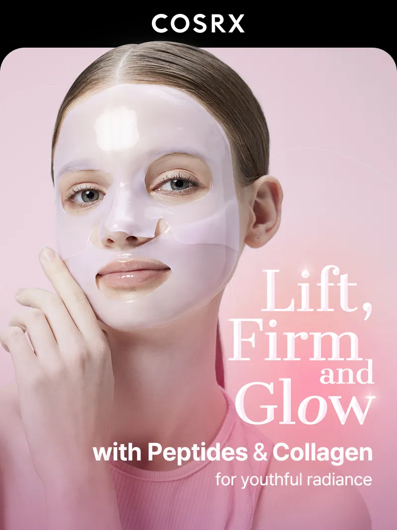 COSRX THE PEPTIDE COLLAGEN LIFTING GLOW HYDROGEL MASK 