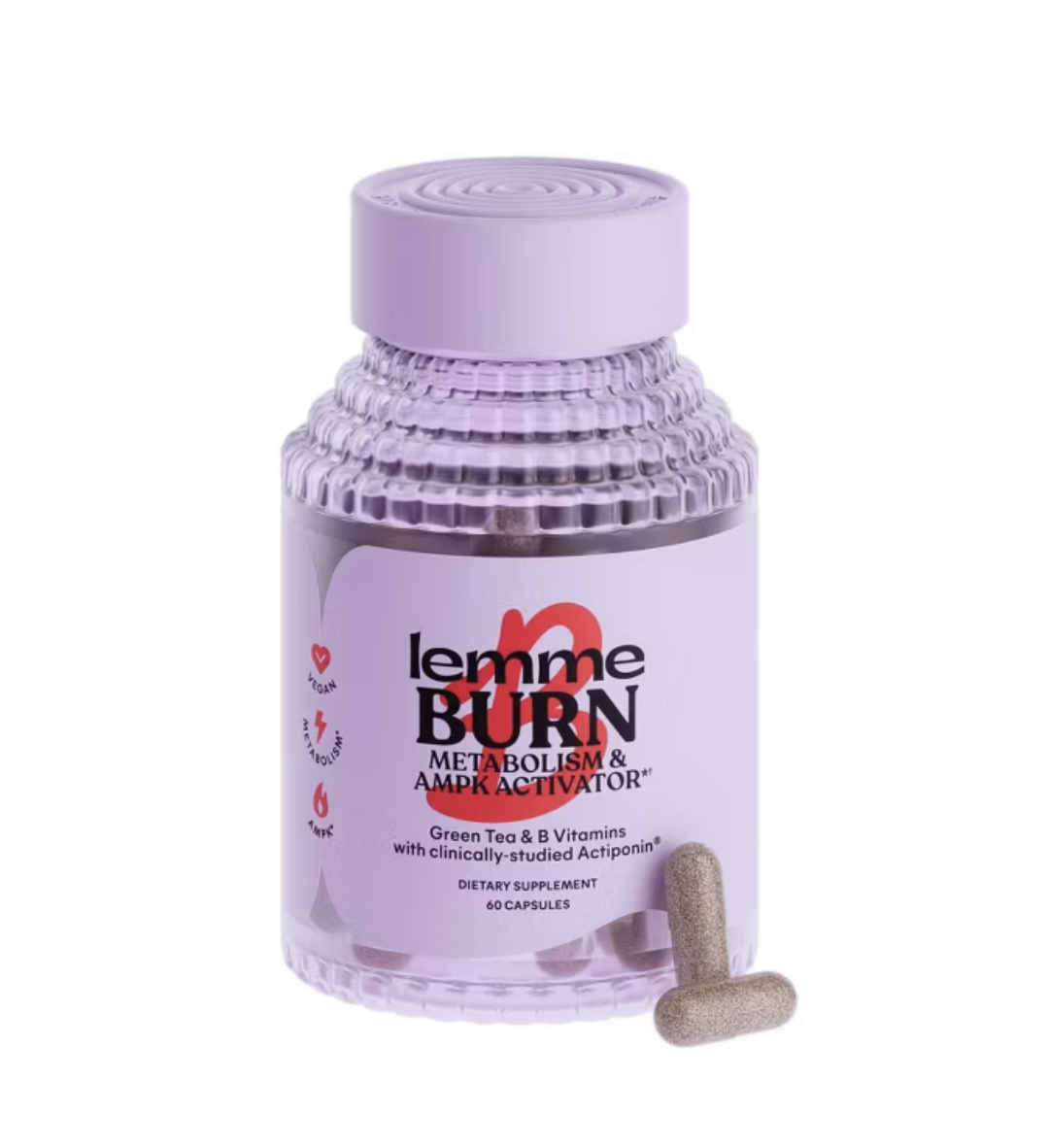 LEMME BURN METABOLISM AND FAT-BURNING VEGAN CAPSULES - 60ct