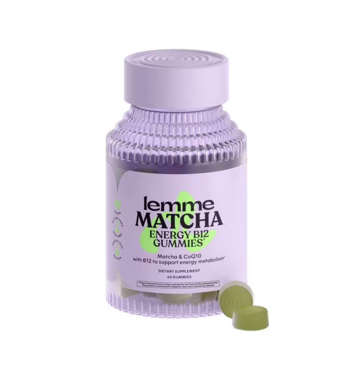 LEMME MATCHA ENERGY B12 VEGAN GUMMIES - 60ct