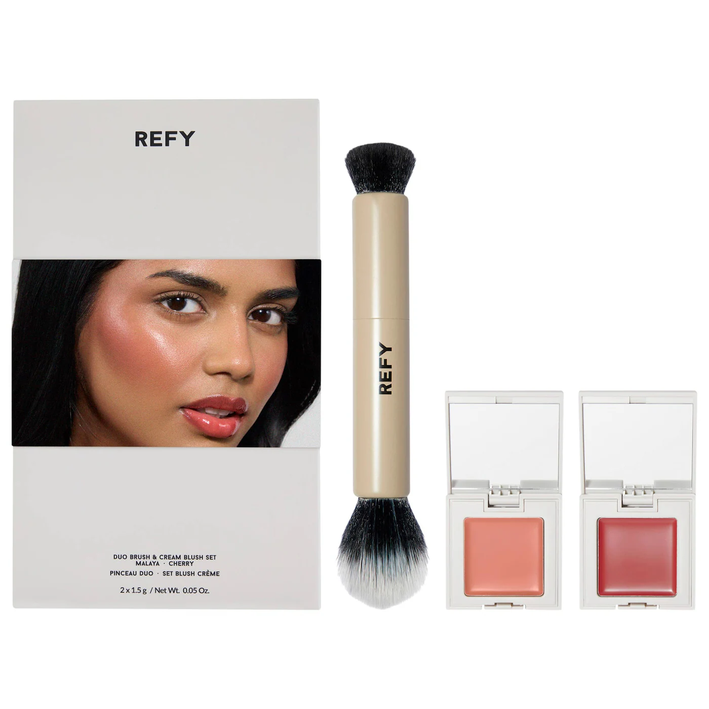REFY CREAM BLUSH DUO WITH DUO 