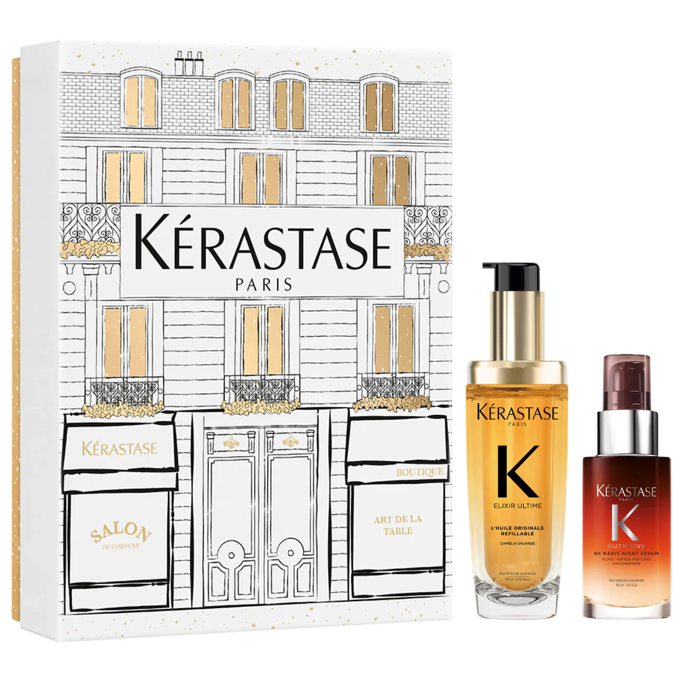 KÉRASTES ELIXIR ULTIME & 8H MAGIC BESTSELLERS HAIR GIFT SET 