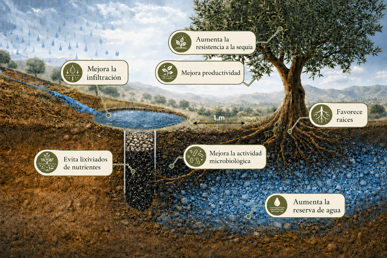 BIOCHAR FertilCHAR PARA INFILTRADORES 30L (2 infiltradores)