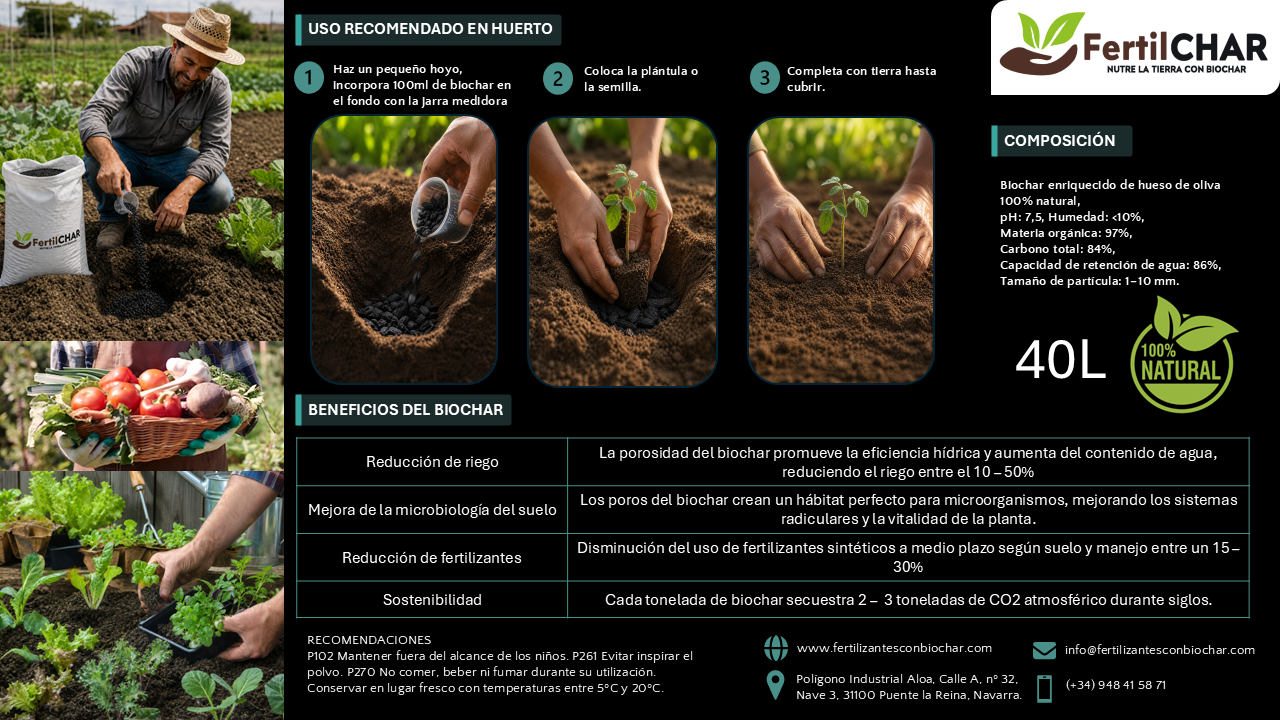 Biochar FertilCHAR 40L