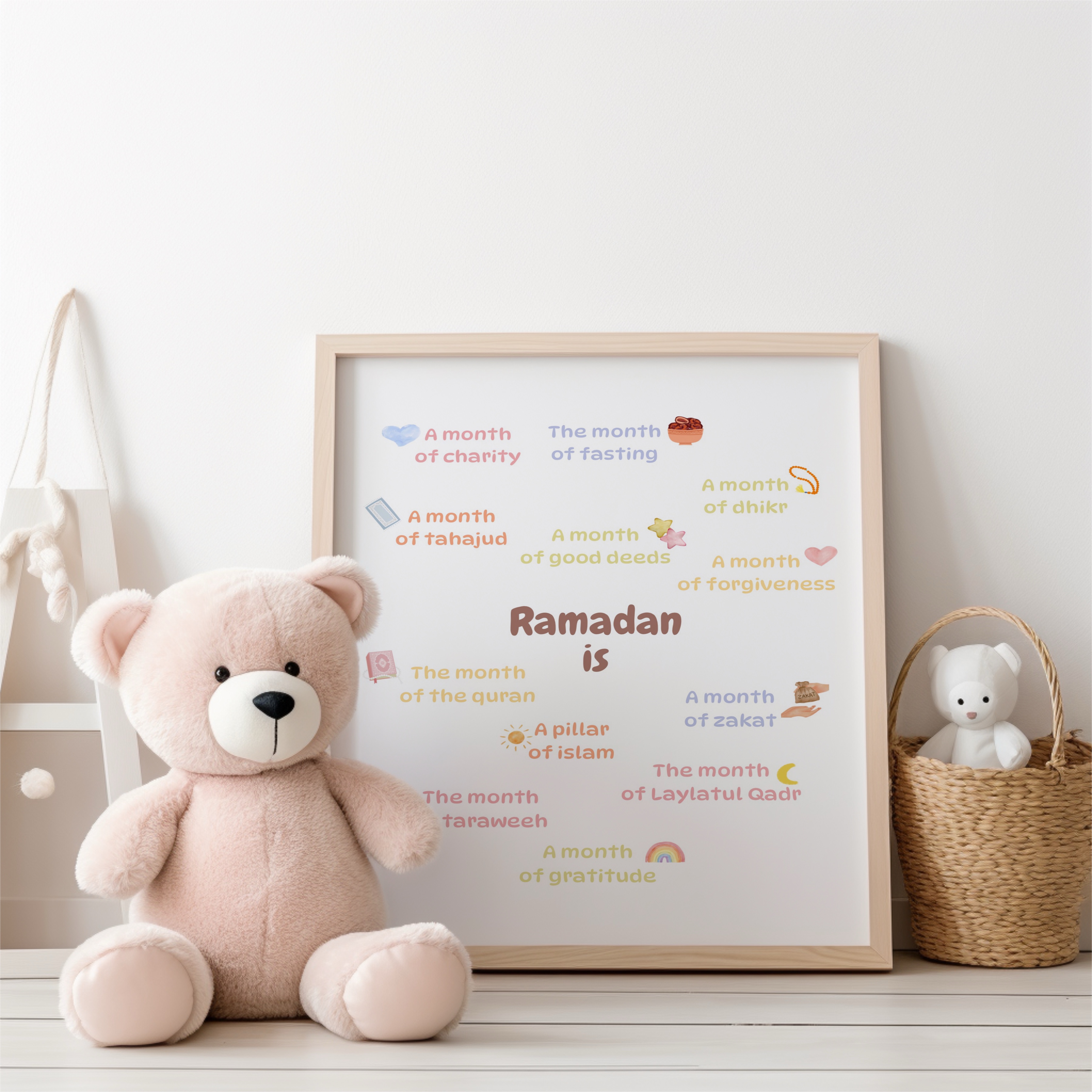 Nursery Art Print - Ramadan is