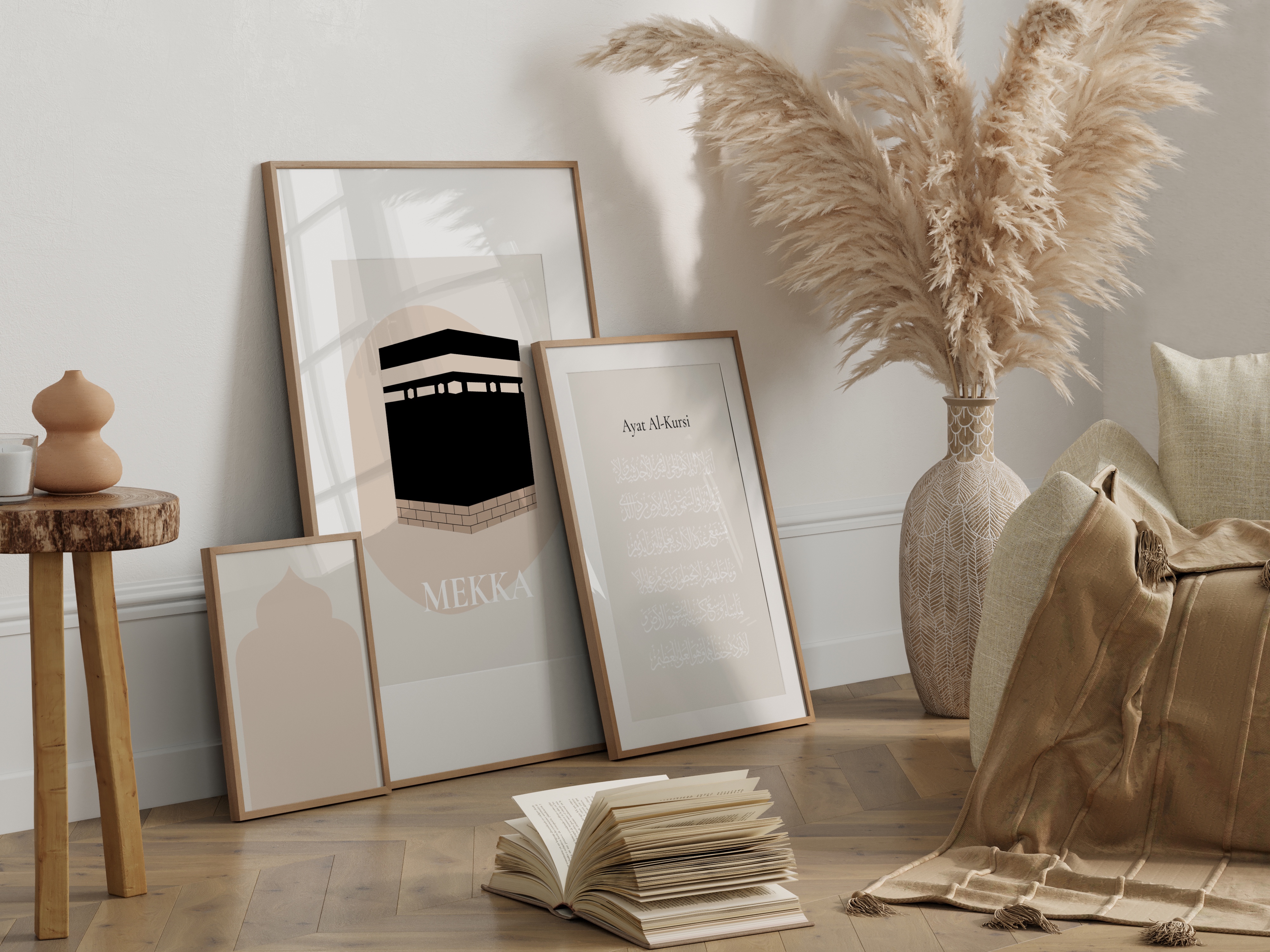 Set of 3 Printables - Islamic Art - Mekka 