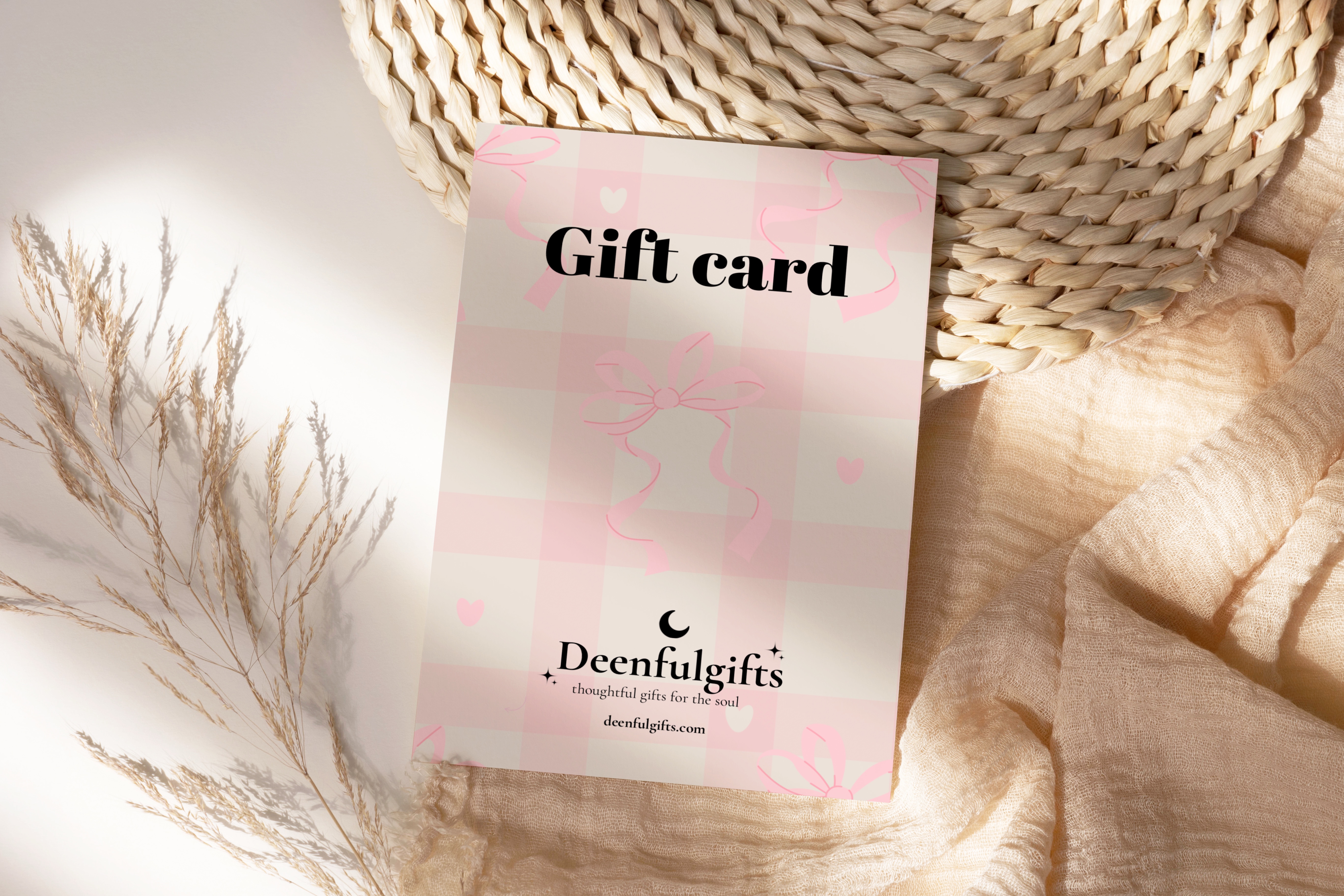 Digital Gift card – Pink (Choose your amount)