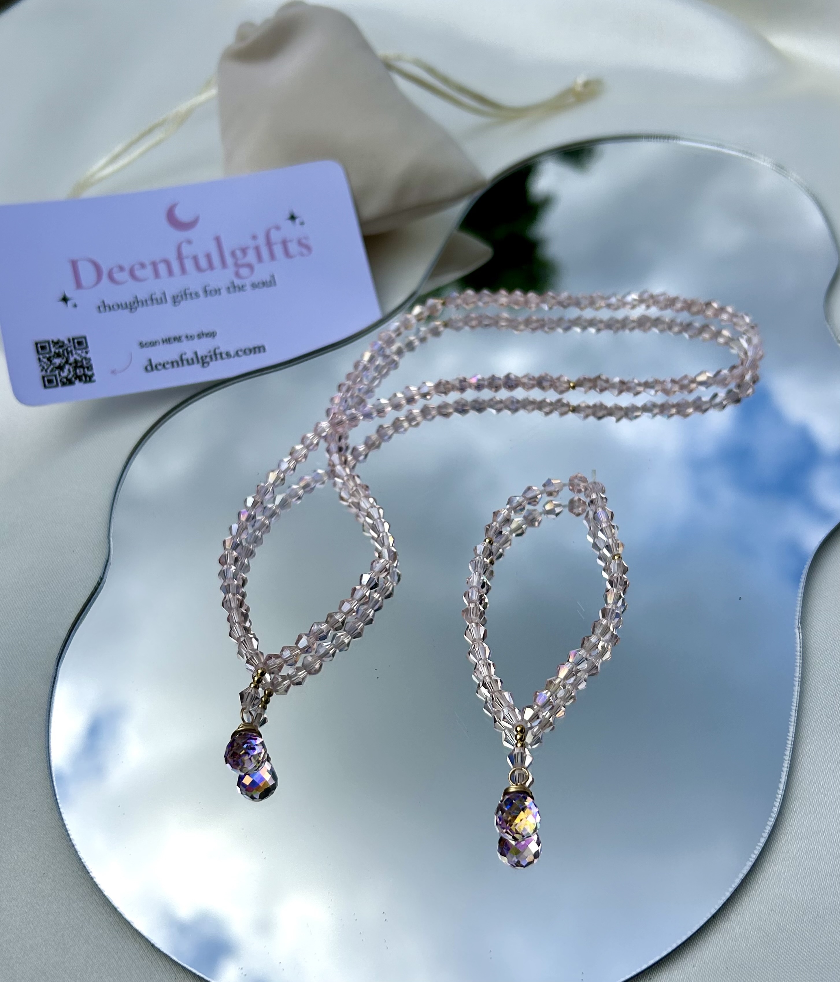 Elegant Diamant Duo – Petite Tasbeeh Treasures