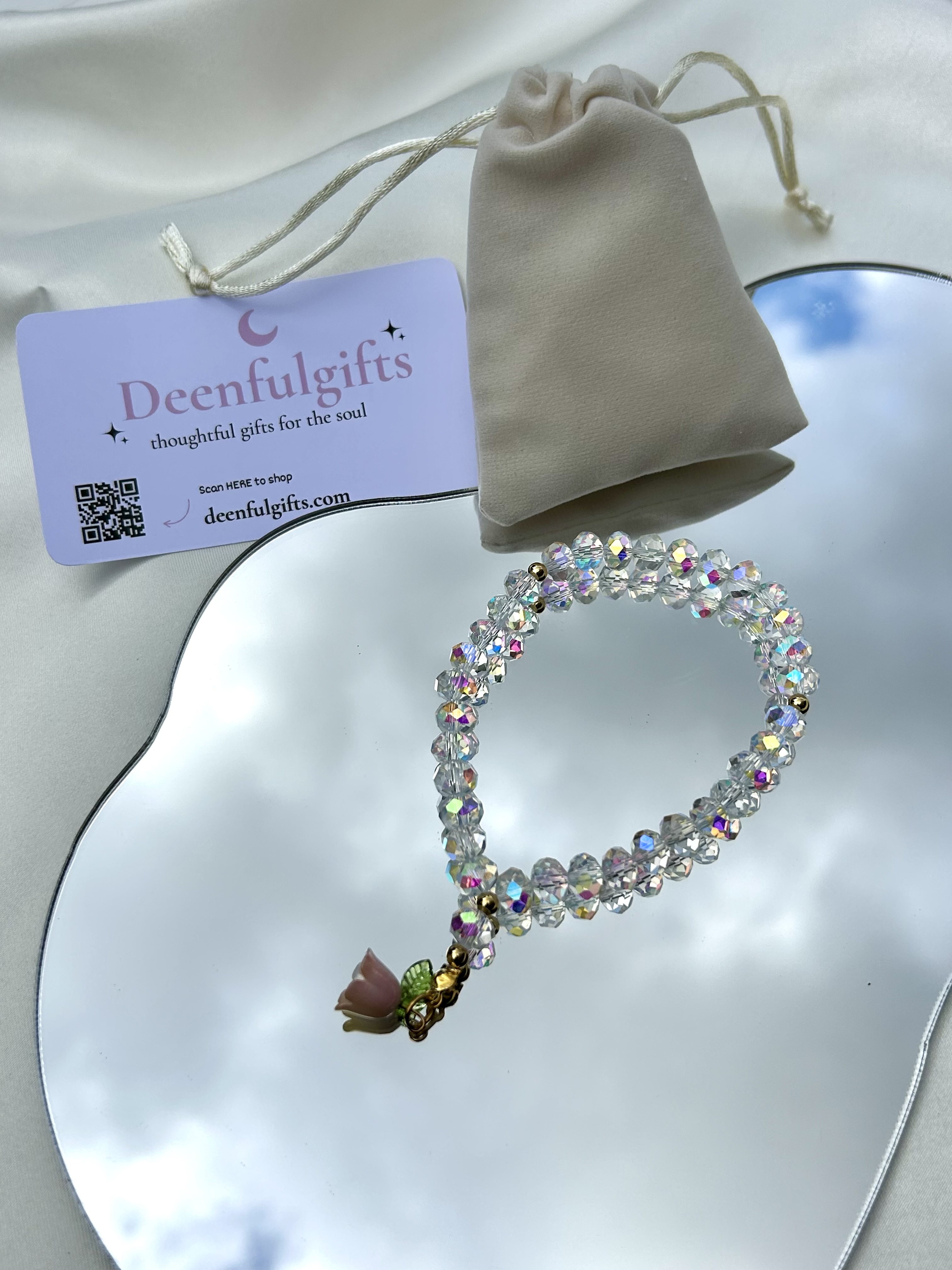 Crystal Flower Tasbeeh – Premium Tasbeeh Collection