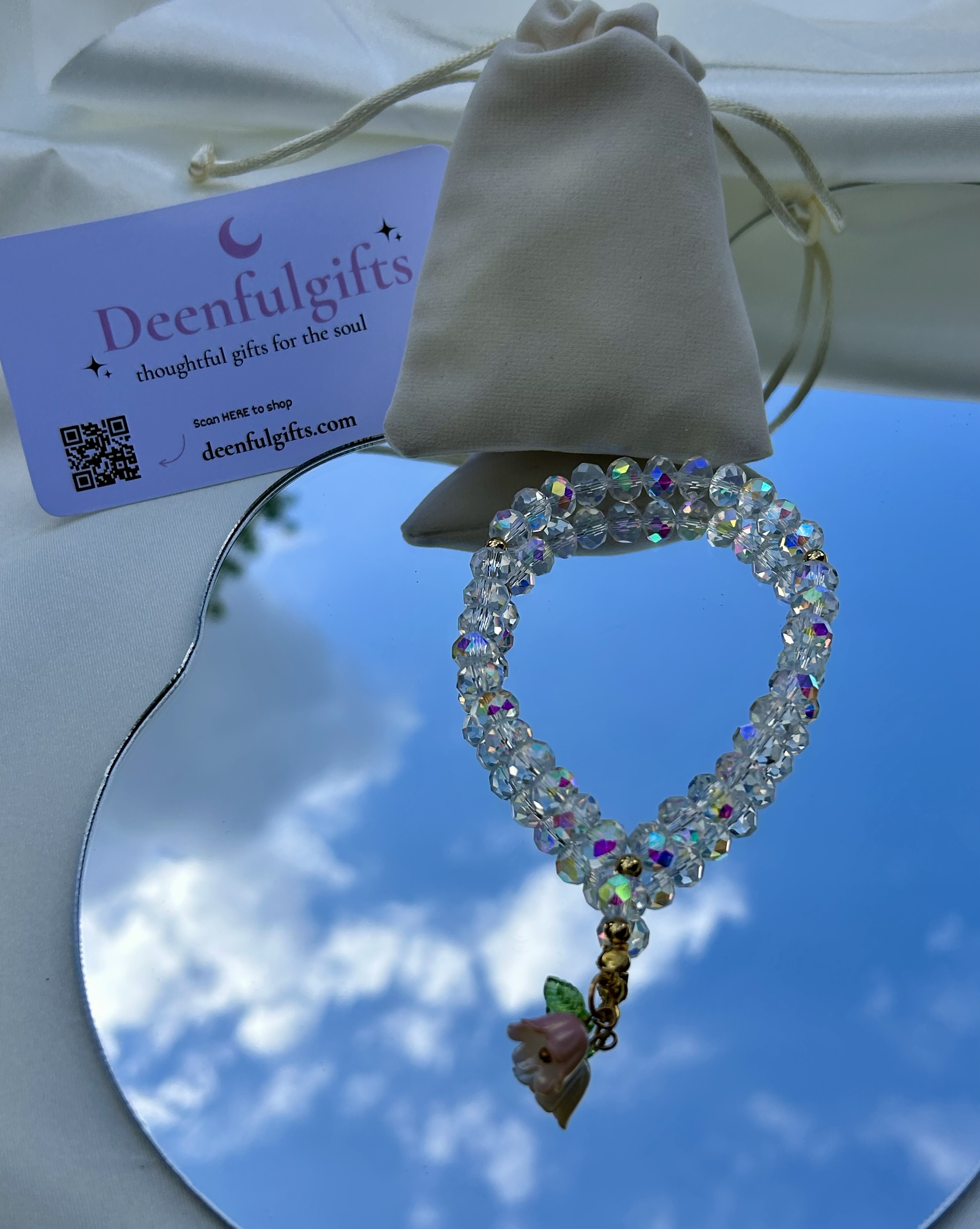 Crystal Flower Tasbeeh – Premium Tasbeeh Collection