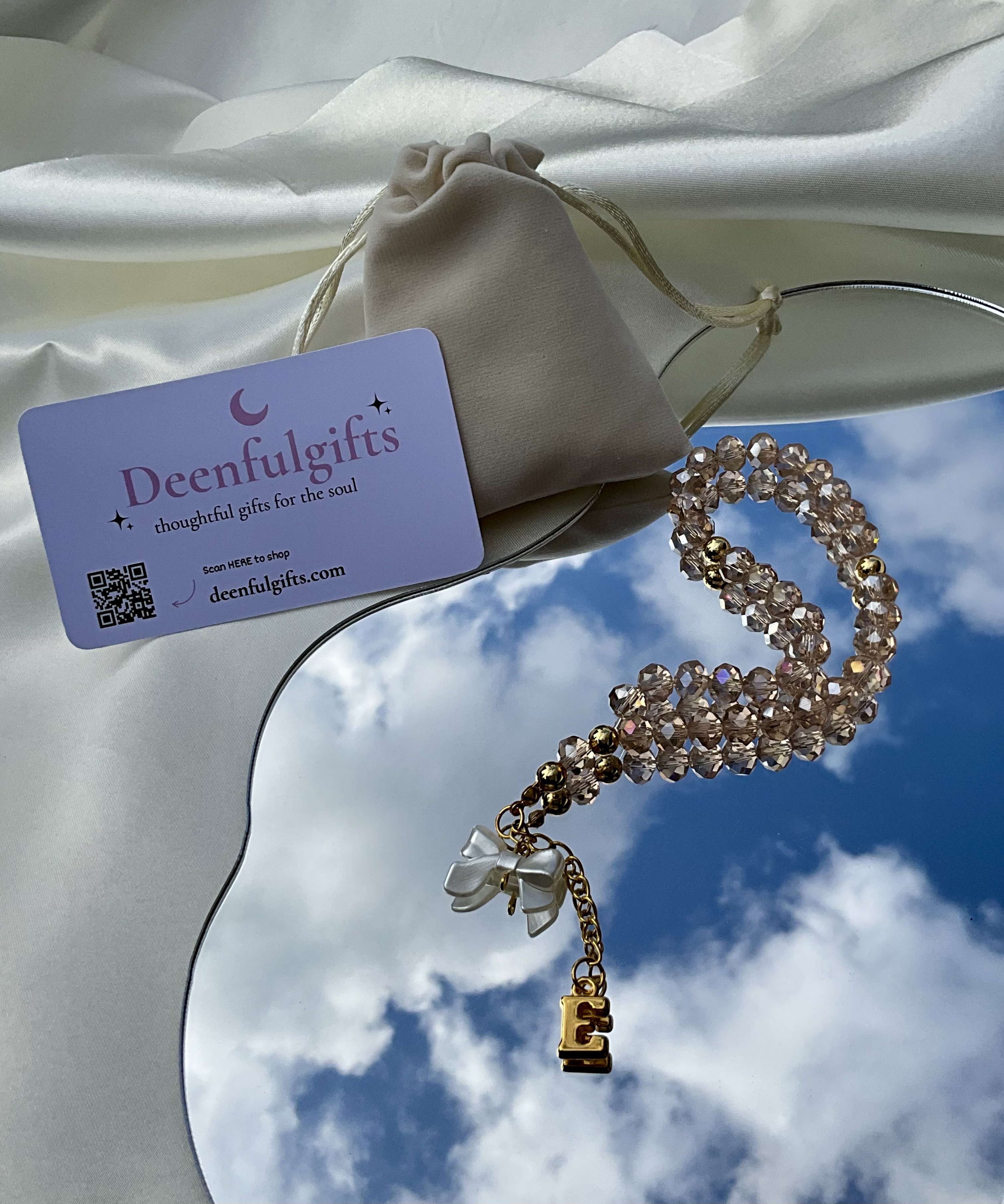 Bow & Initial Tasbeeh – Personalized Tasbeeh Collection