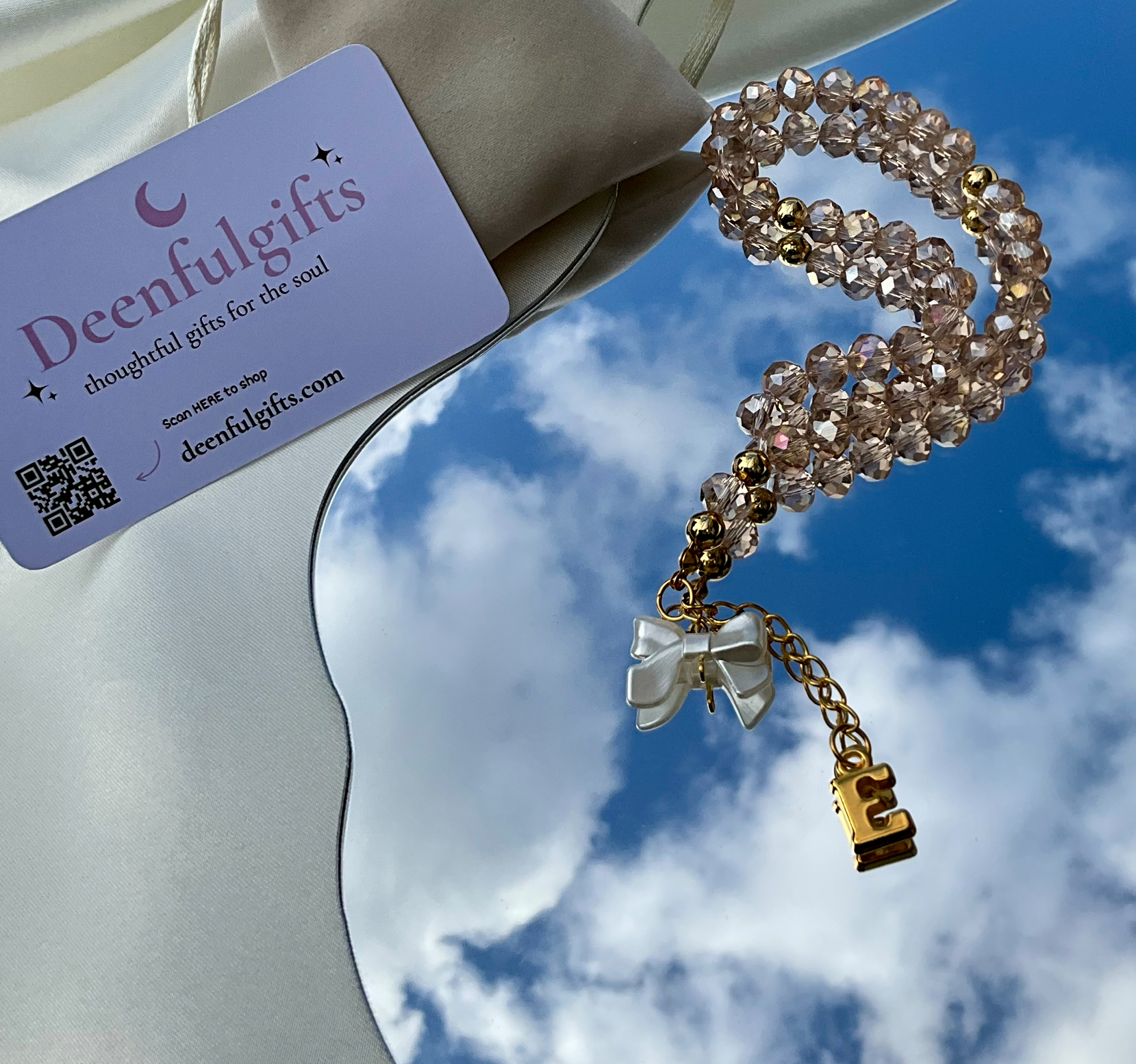 Bow & Initial Tasbeeh – Personalized Tasbeeh Collection