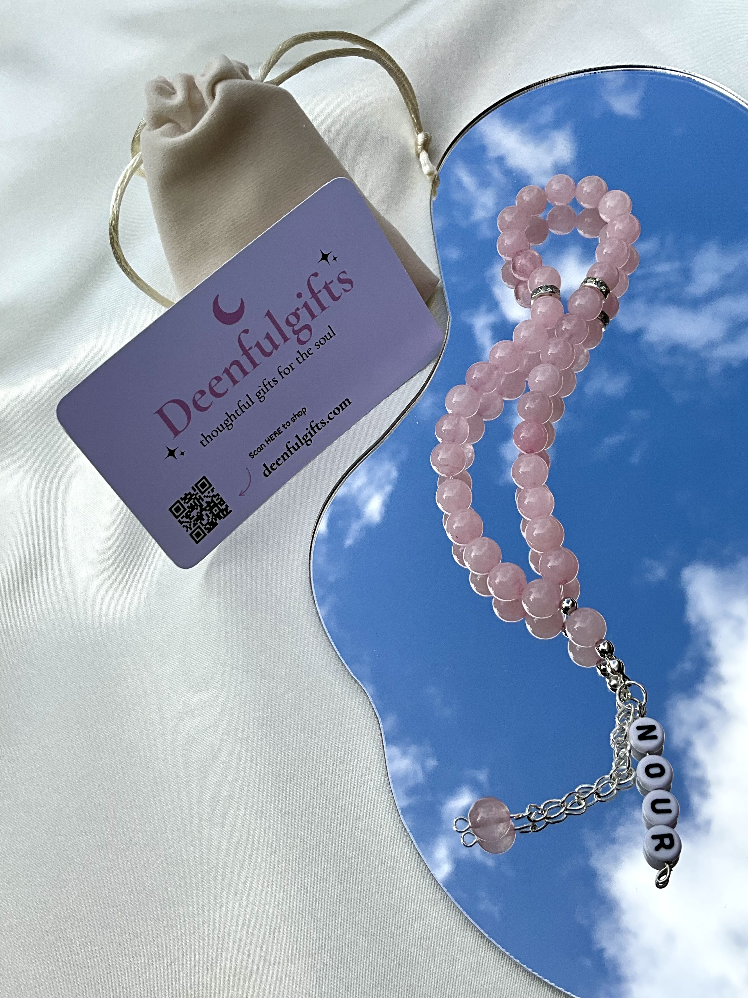 Pink Name Tasbeeh – Personalized Tasbeeh Collection