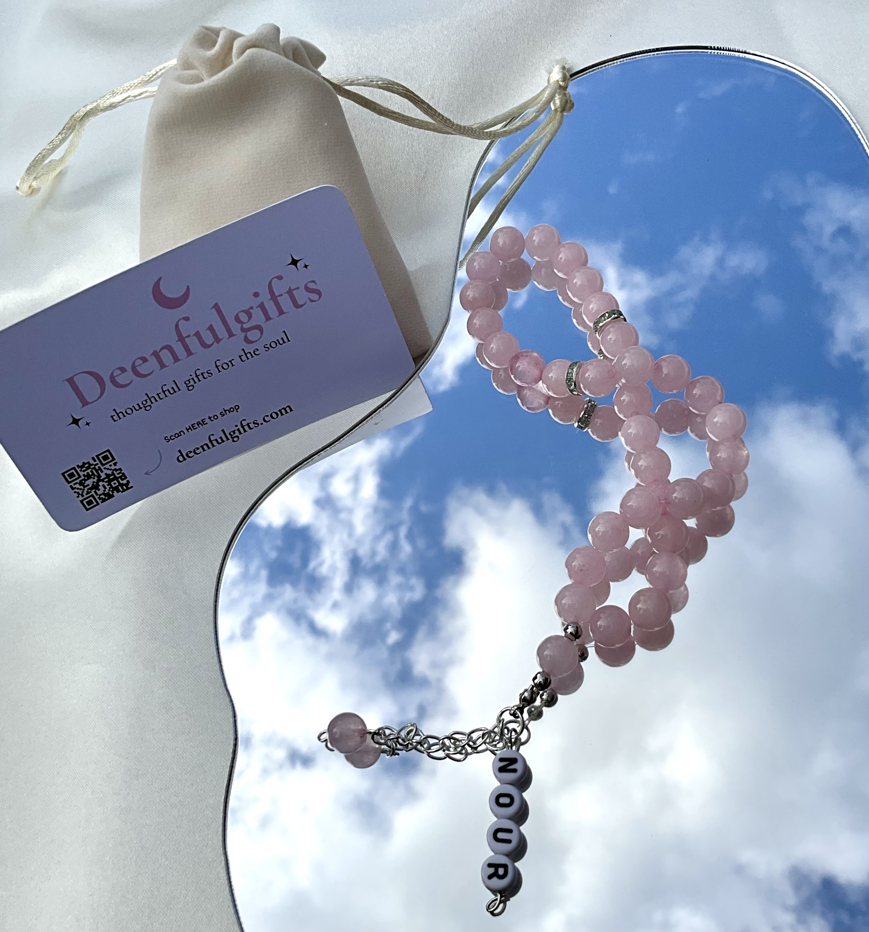 Pink Name Tasbeeh – Personalized Tasbeeh Collection