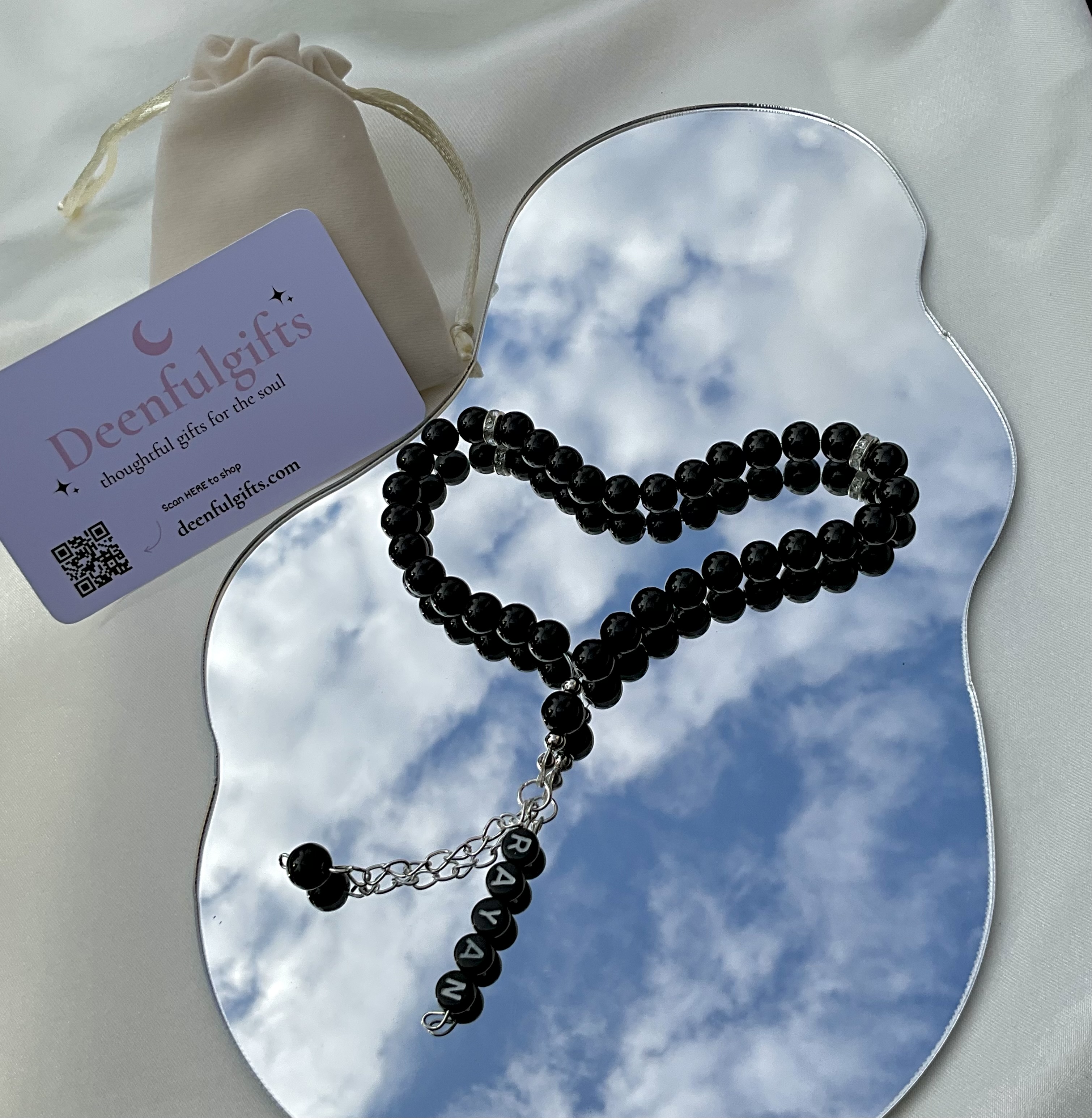 Black Name Tasbeeh – Personalized Tasbeeh Collection