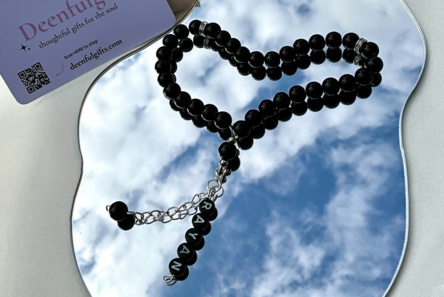 Black Name Tasbeeh – Personalized Tasbeeh Collection