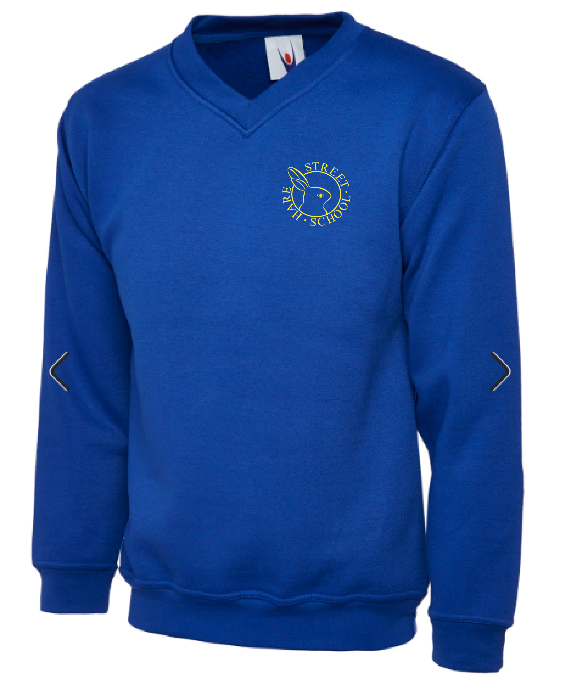 V Neck School Sweatshirt 