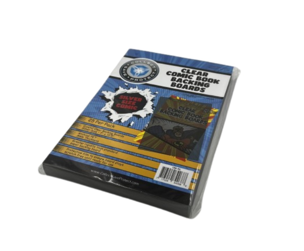 300ct SILVER Comic Clear Back Boards - FREE SHIPPING!!!