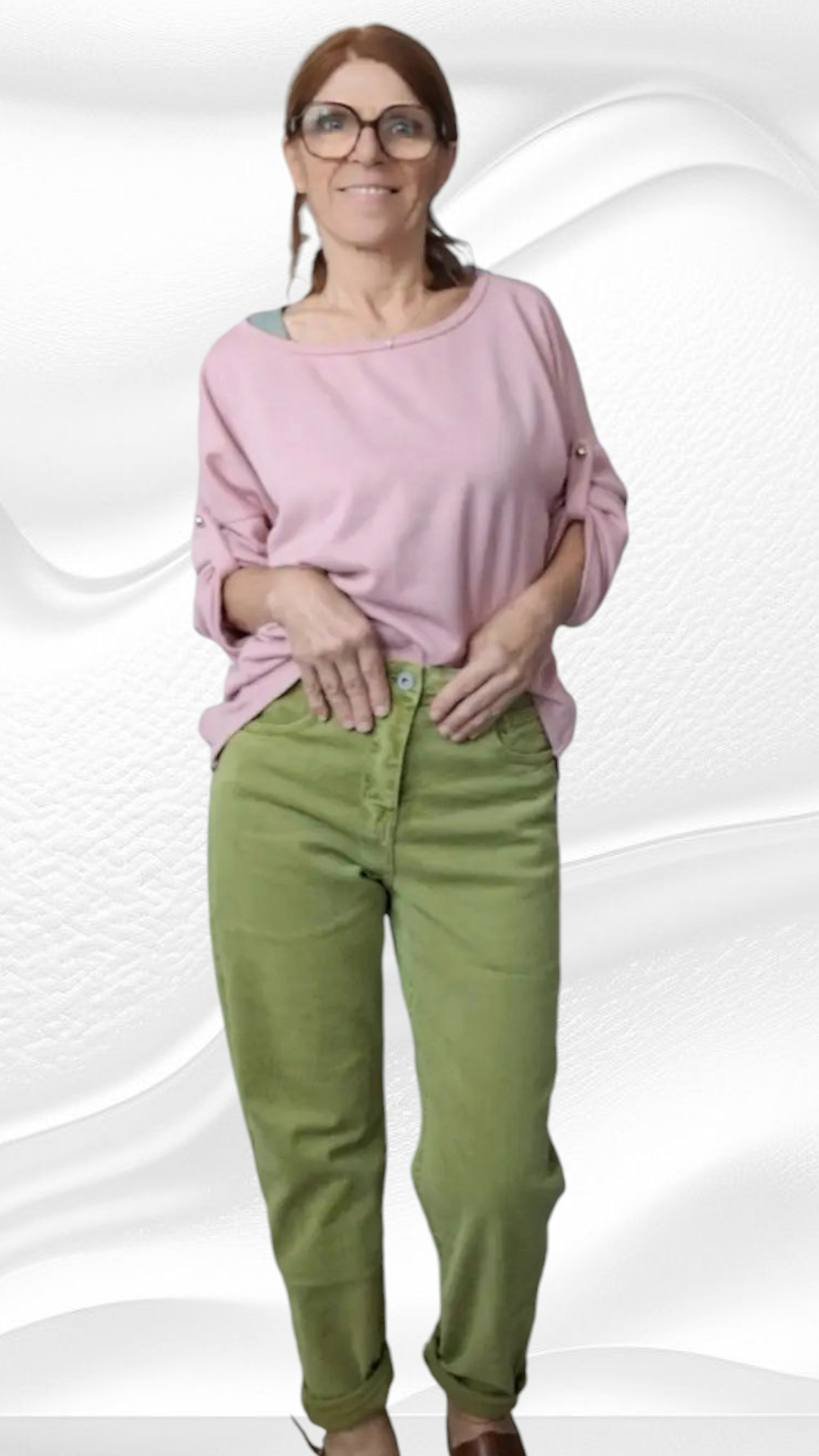 Pantalon vert olive