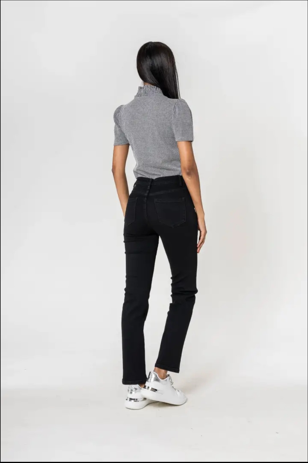 Pantalon noir jean straight