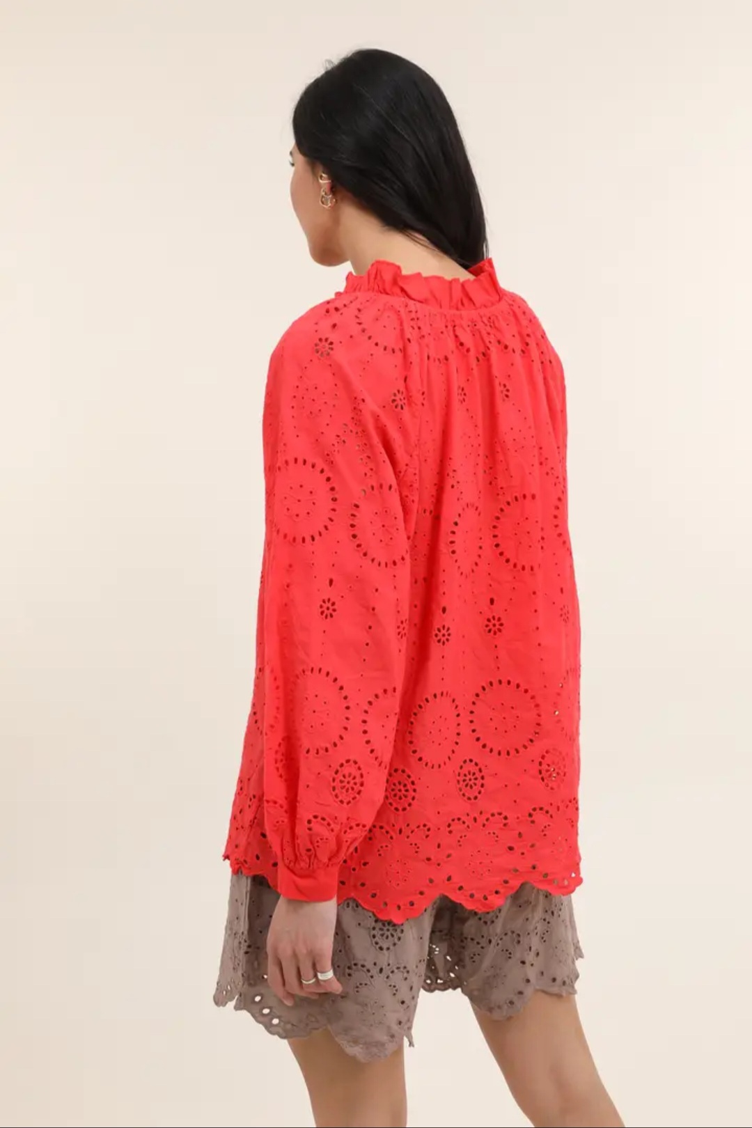 La blouse à broderies anglaise